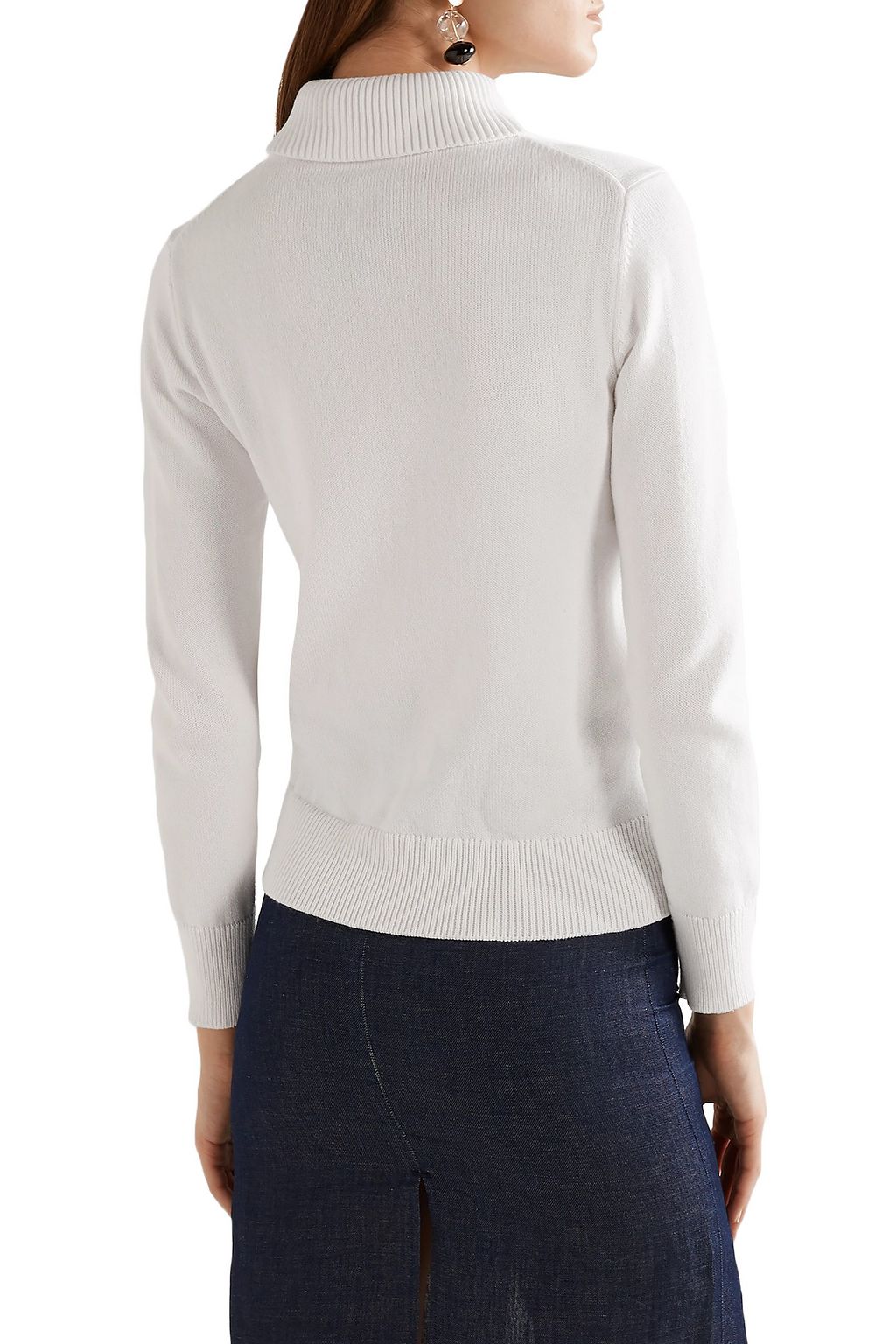 SIMON MILLER Doria cotton-blend turtleneck sweater
