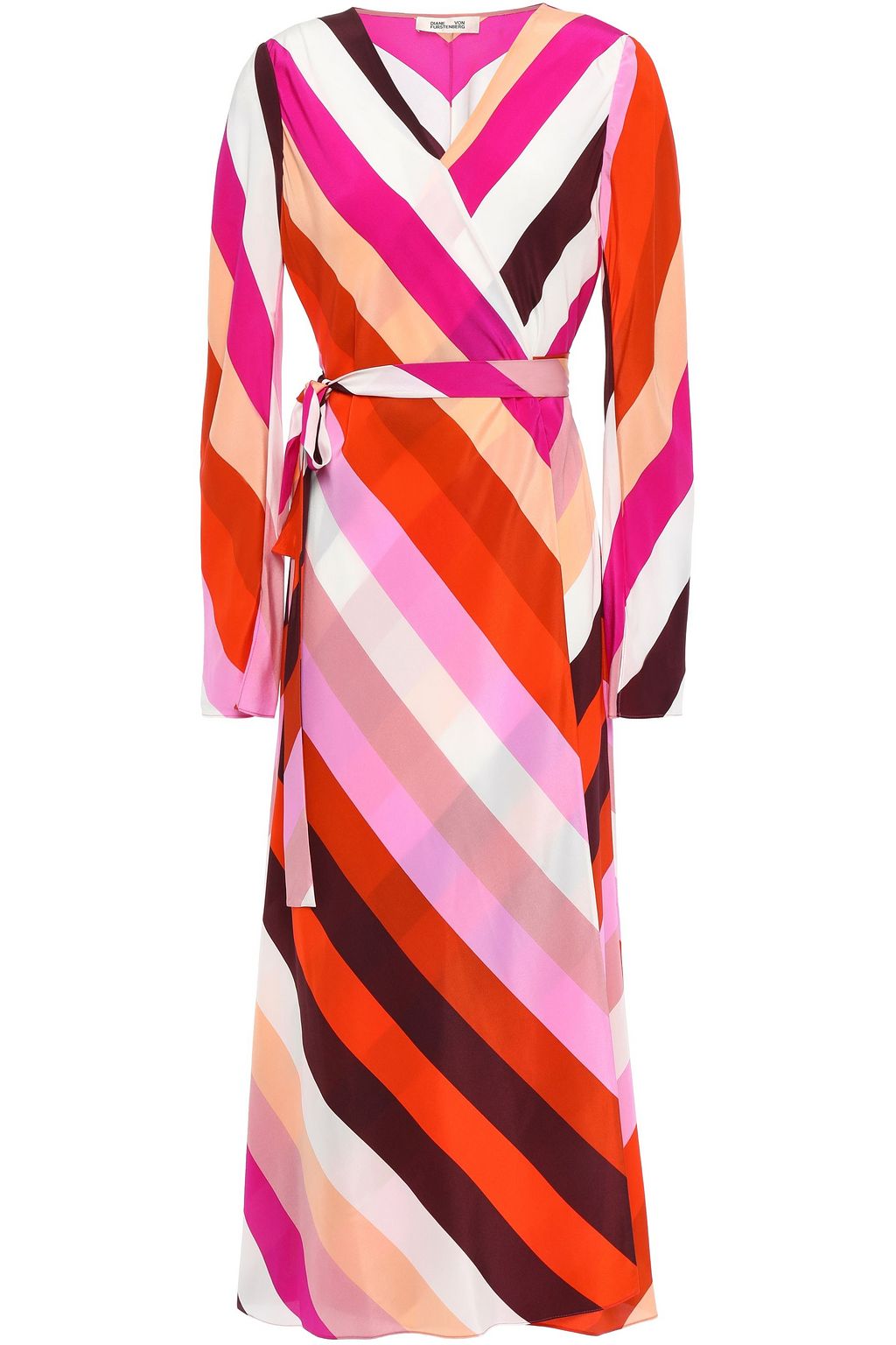 tilly silk wrap dress