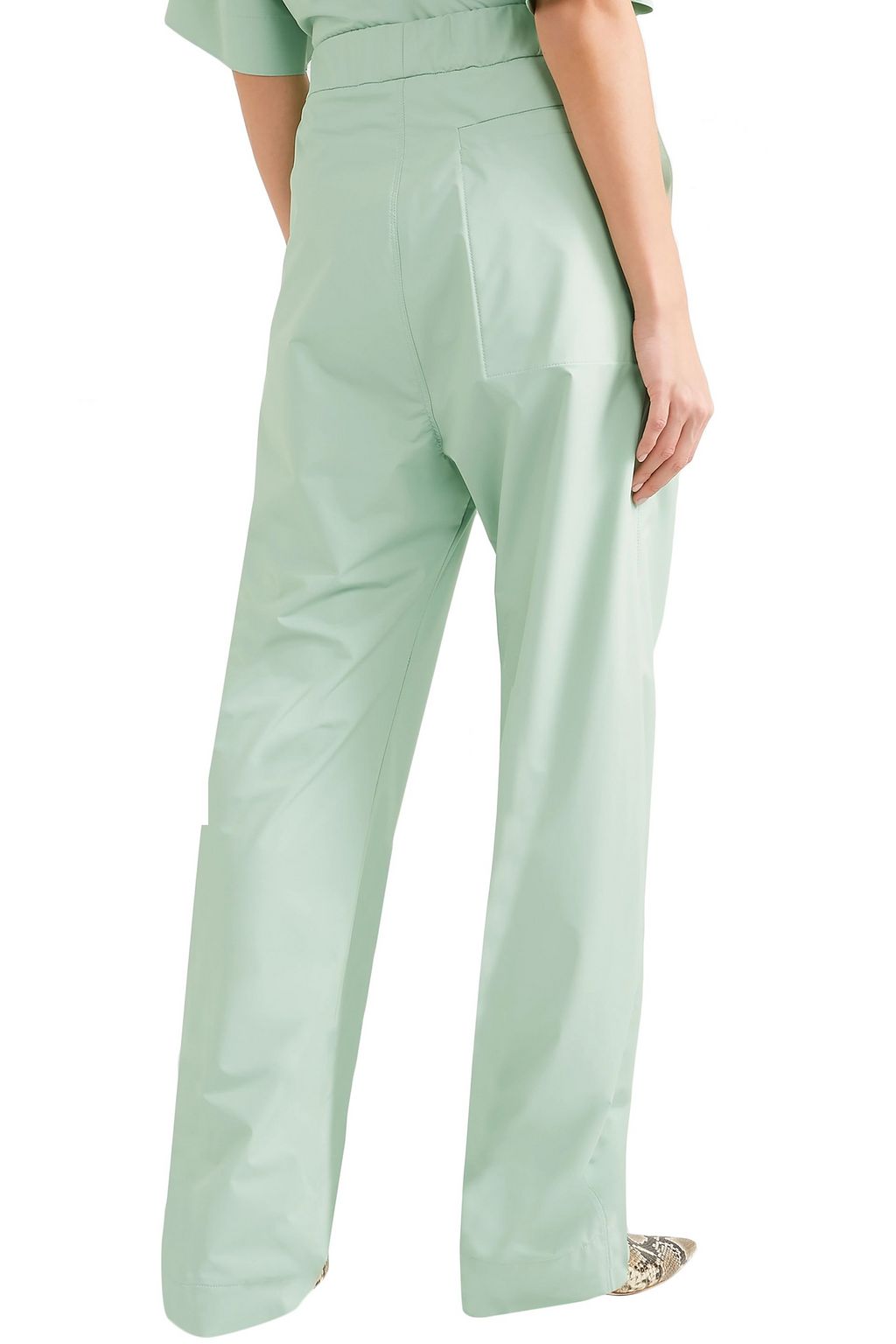 KWAIDAN EDITIONS Coated-poplin straight-leg pants