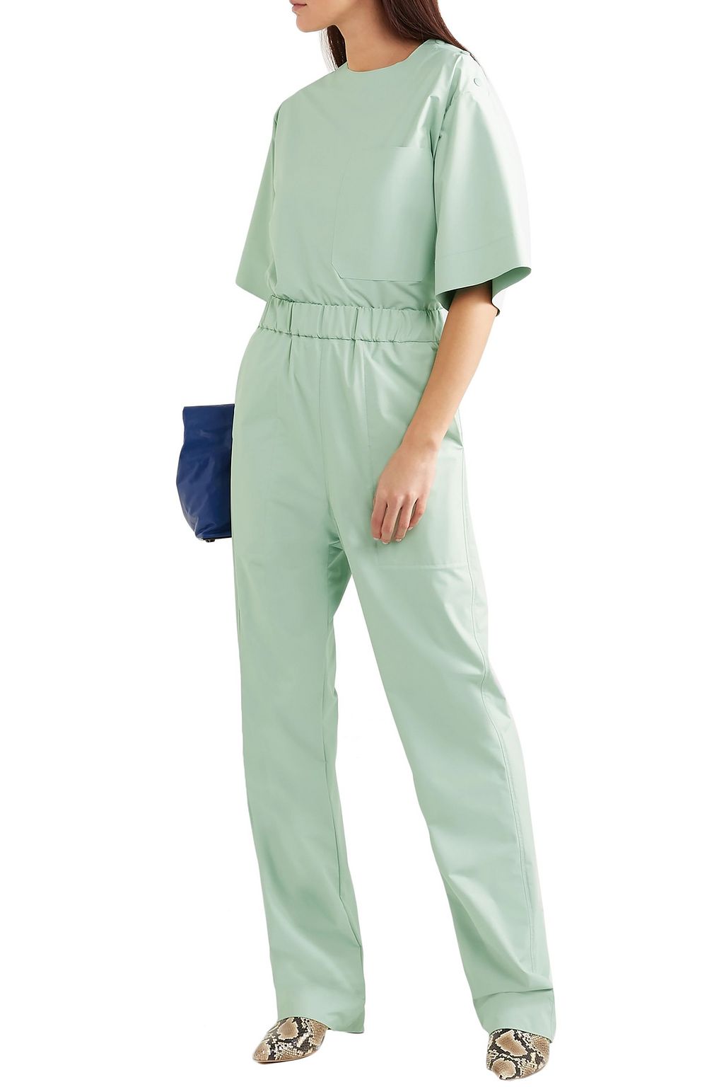 KWAIDAN EDITIONS Coated-poplin straight-leg pants