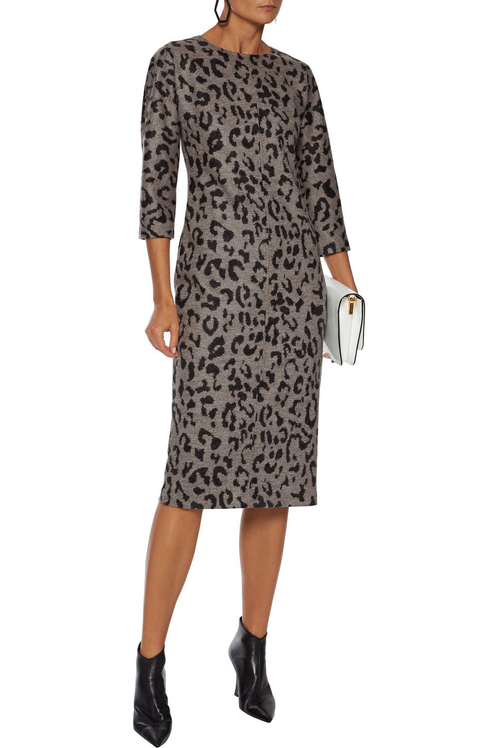 max mara leopard dress