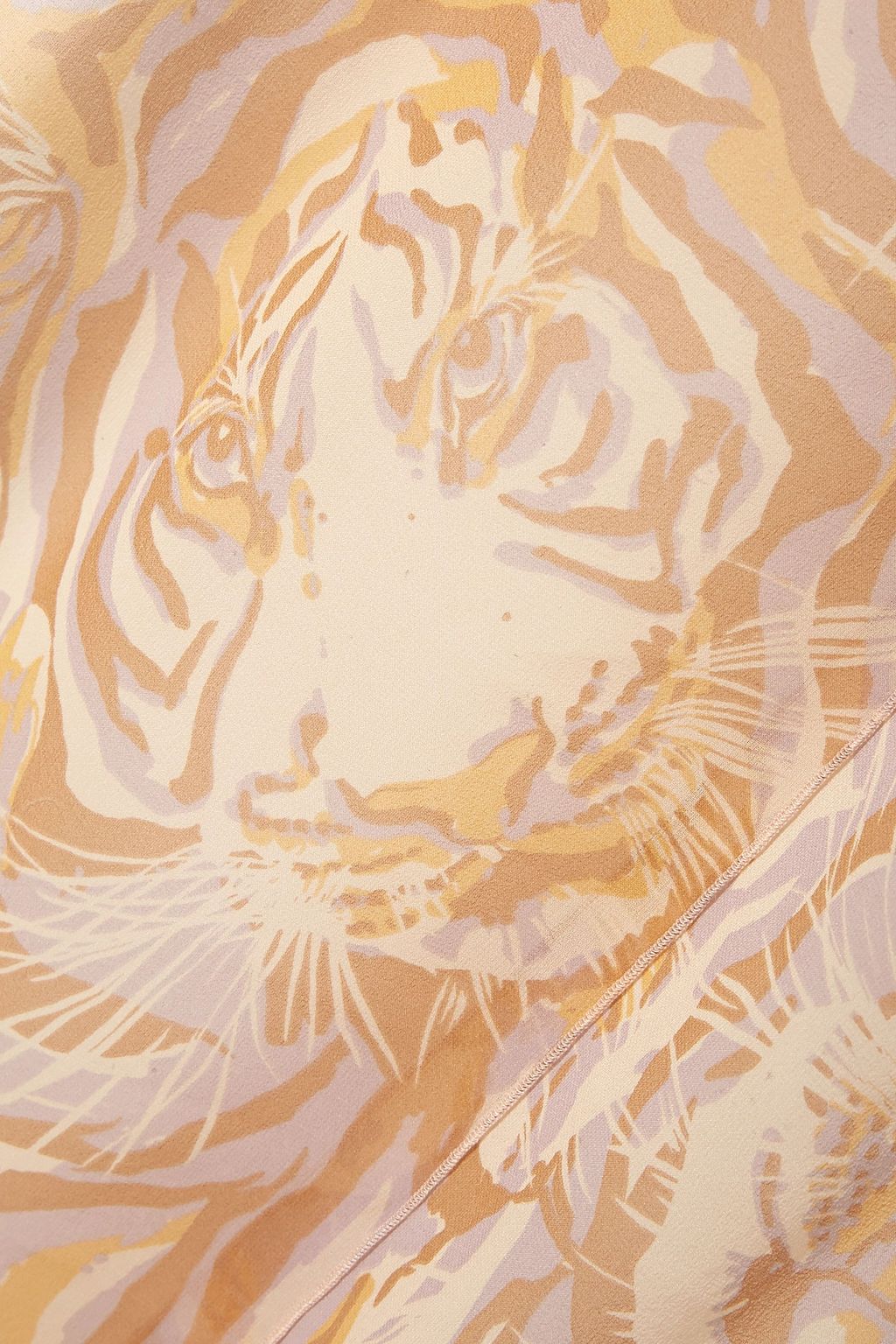 SEE BY CHLOÉ Tiger-print silk-georgette  blouse