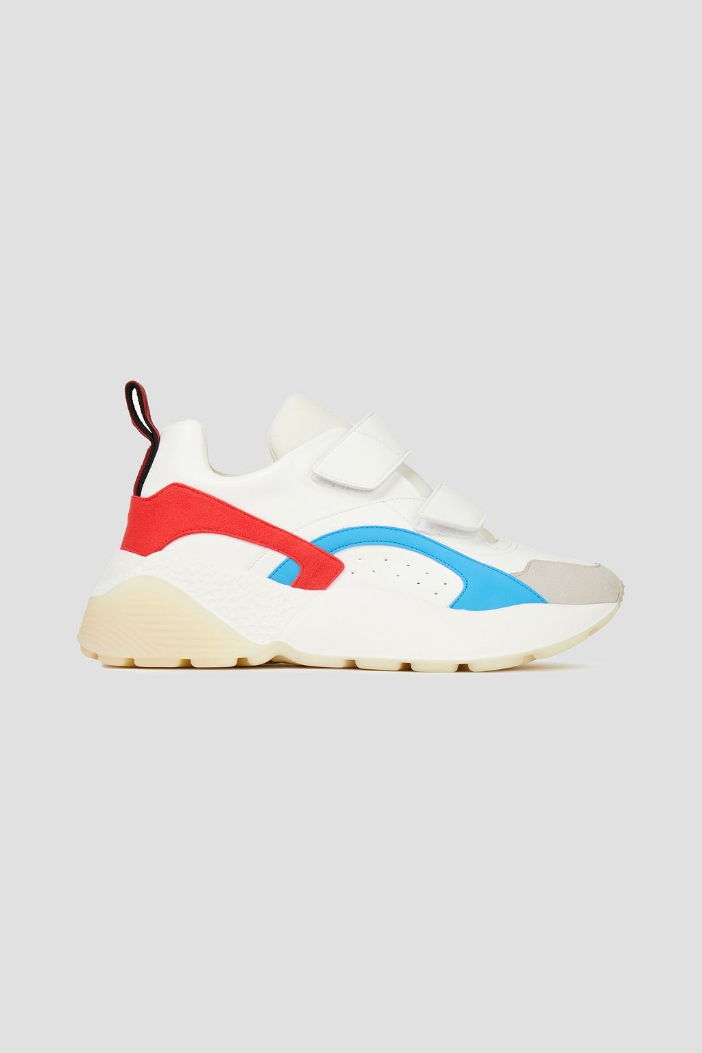 STELLA MCCARTNEY Eclypse color-block leather exaggerated-sole sneakers | Sale up to 70% off | THE