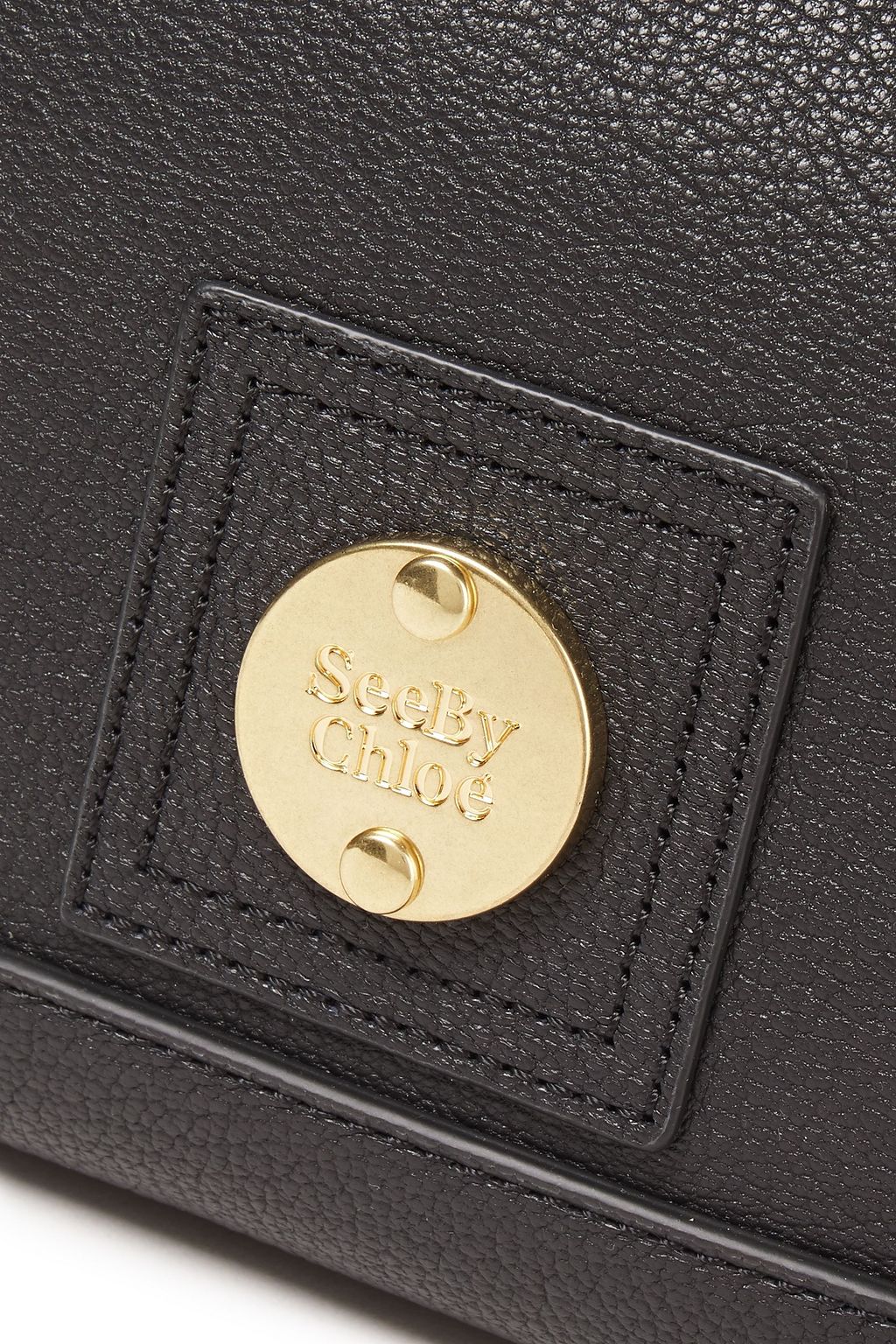 SEE BY CHLOÉ Eddy textured-leather shoulder bag