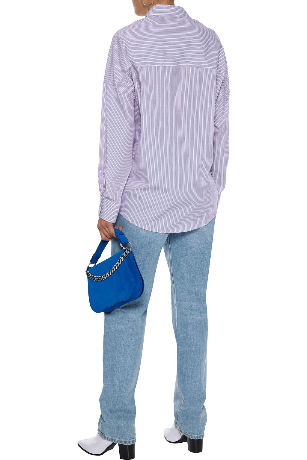 IRO Album striped cotton-poplin shirt