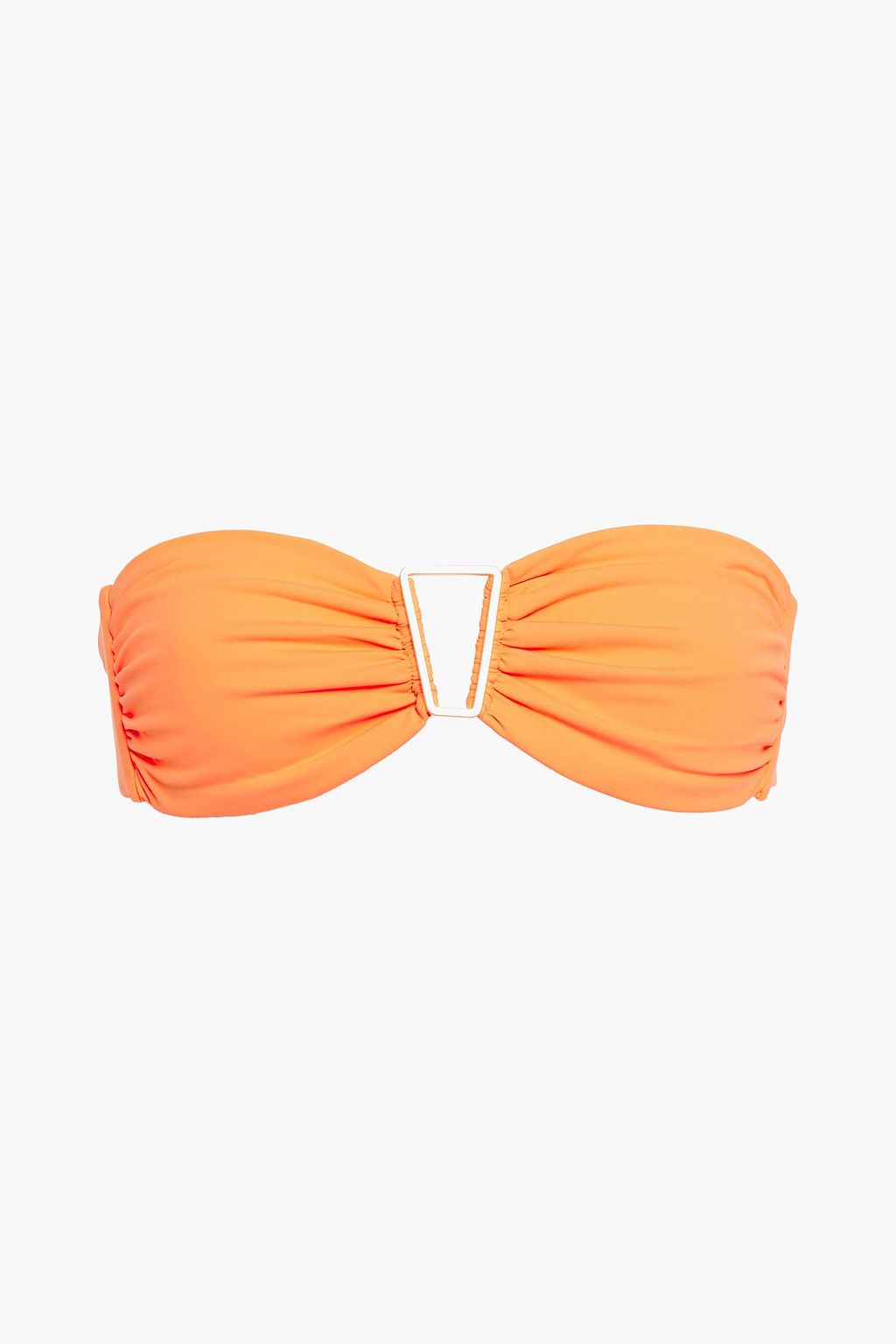 orange bandeau bikini