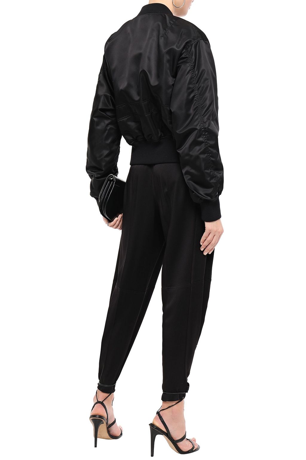 MUGLER Reversible shell bomber jacket