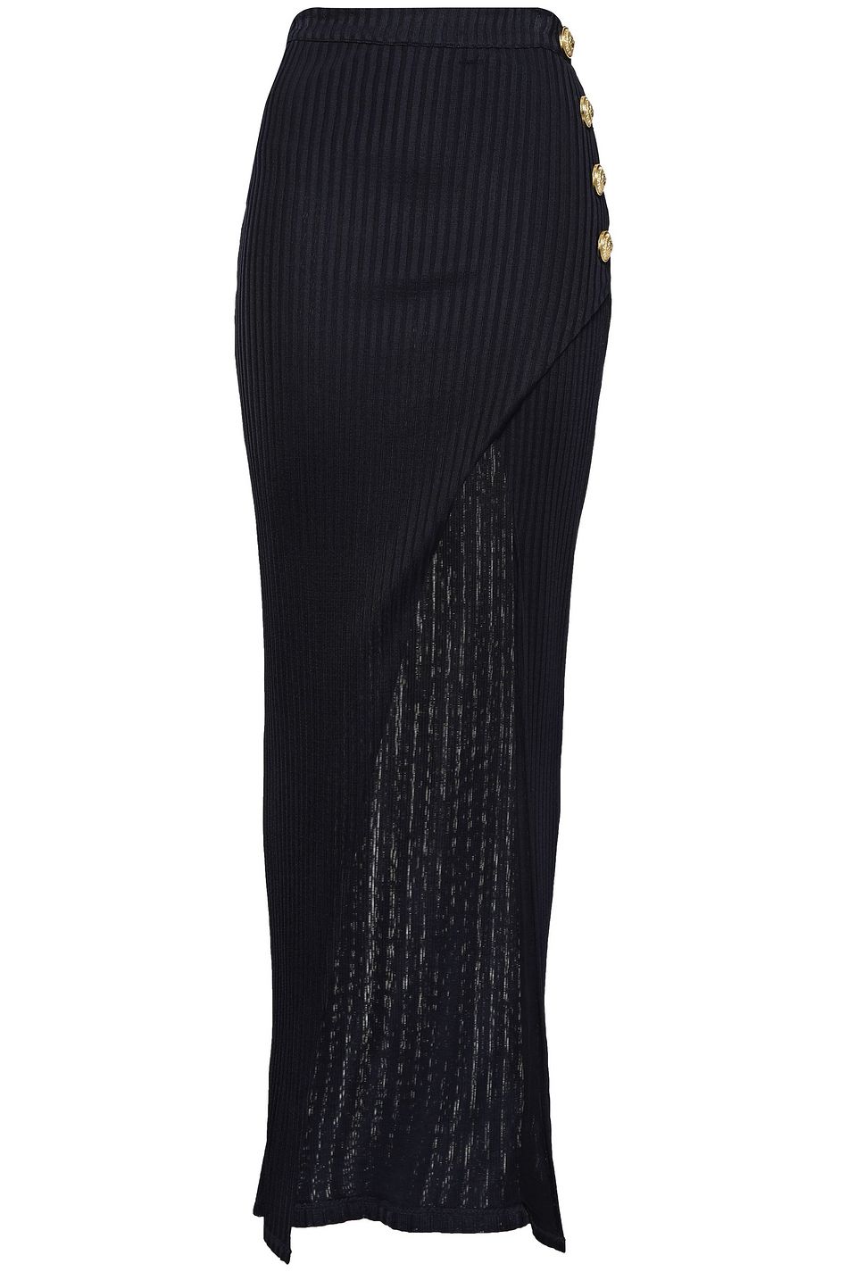 rib knit maxi skirt