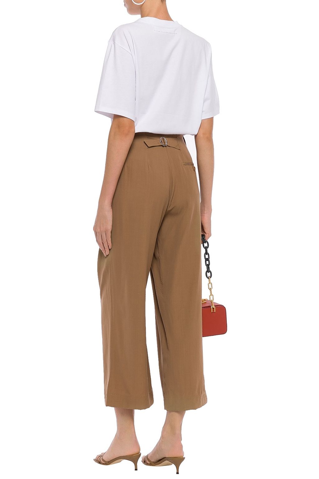 VICTORIA, VICTORIA BECKHAM Printed cotton-jersey T-shirt