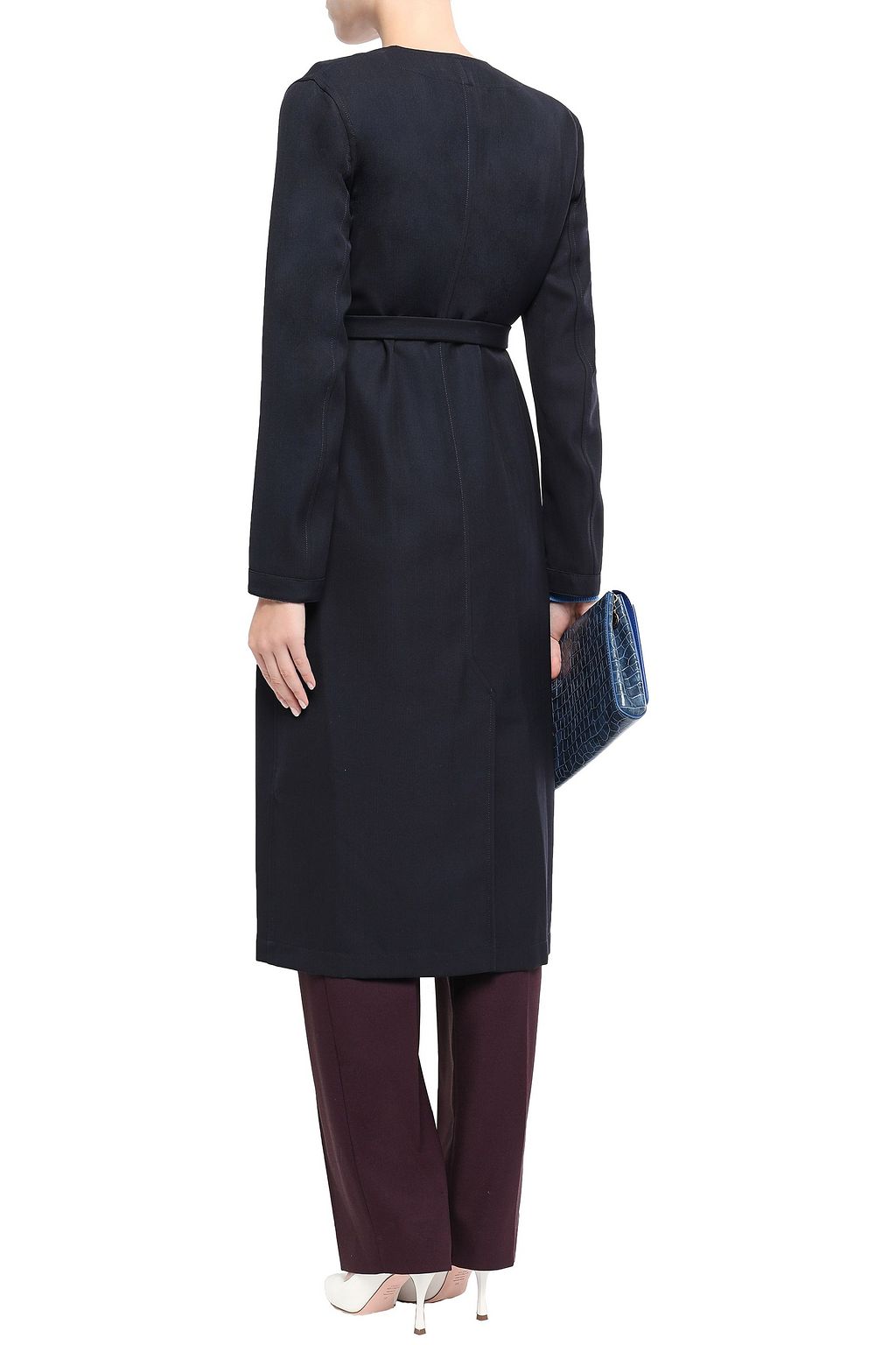 VICTORIA BECKHAM Grain de poudre wrap coat