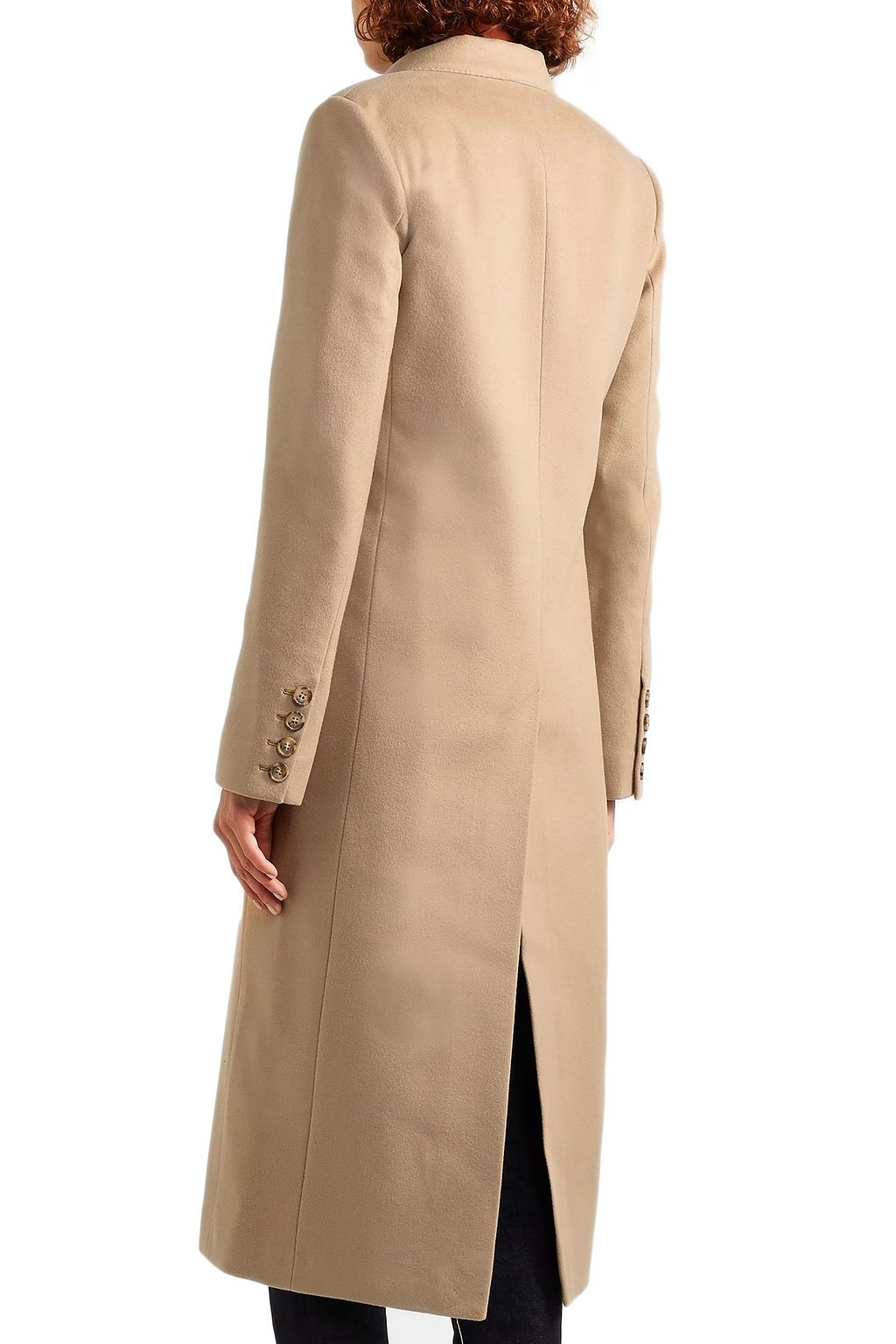 VICTORIA BECKHAM Double-breasted cashmere-felt coat