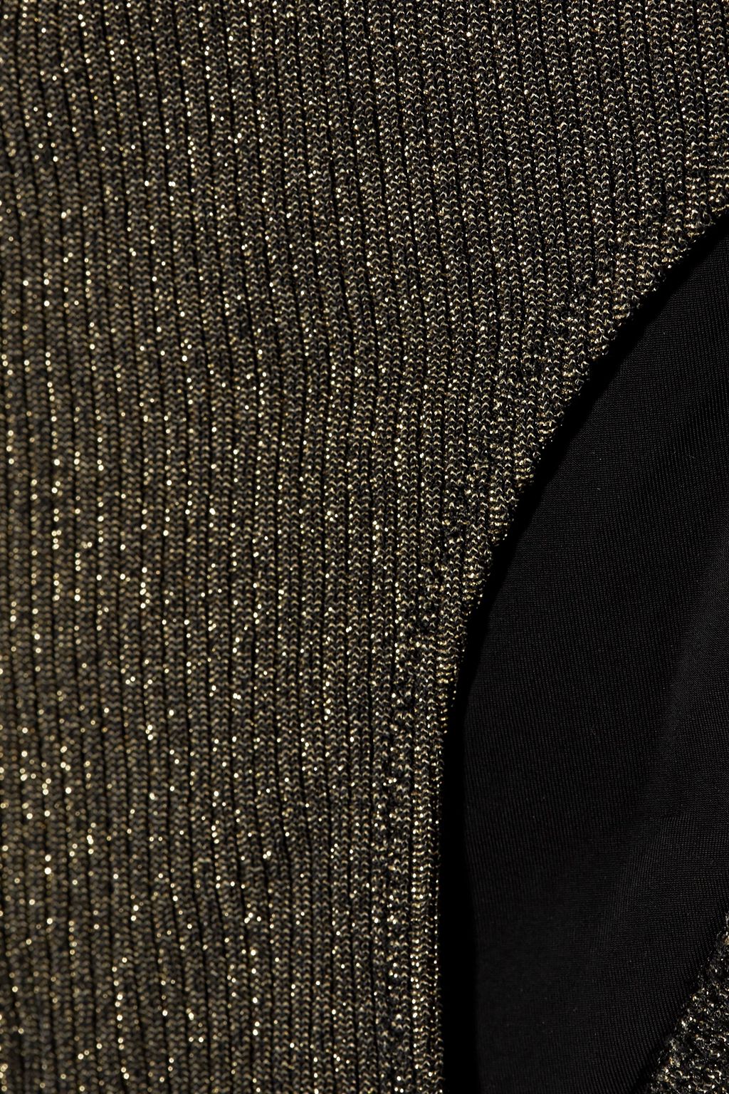 SOLID & STRIPED The Elle metallic ribbed low-rise bikini briefs
