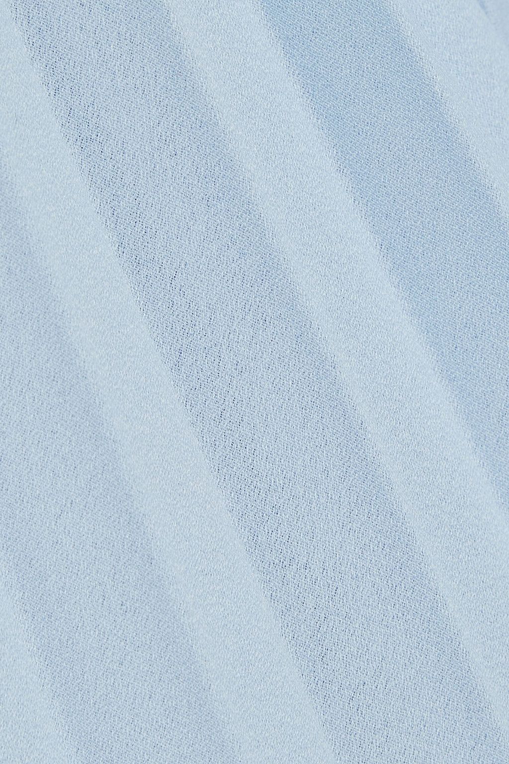 MIKAEL AGHAL Plissé-chiffon dress