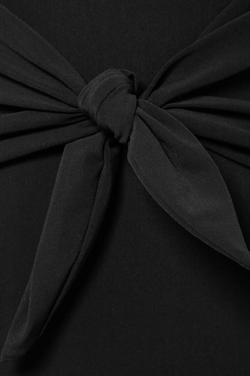TORY BURCH Tie-detailed halterneck swimsuit