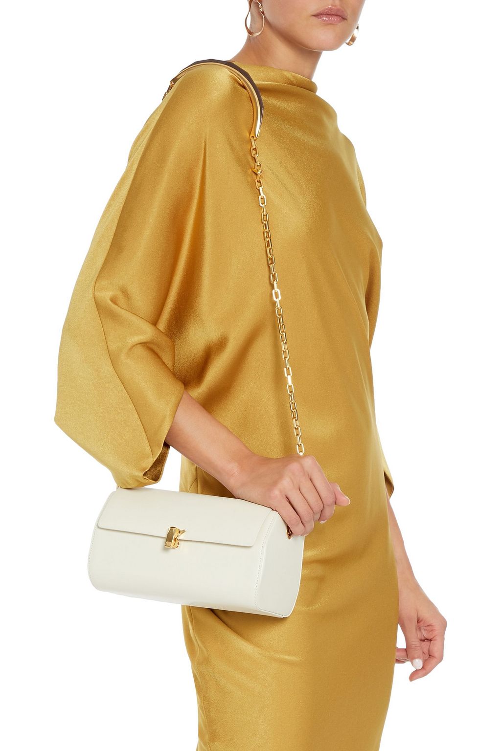 THE VOLON PO Trunk leather shoulder bag