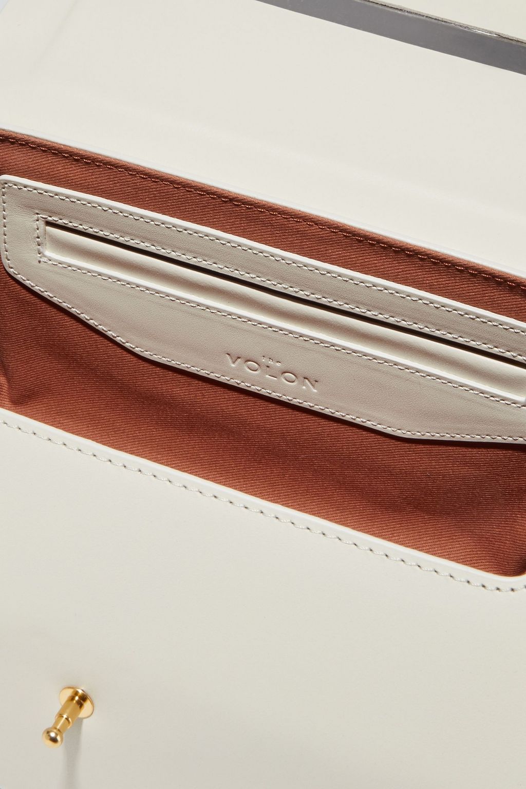 THE VOLON PO Trunk leather shoulder bag
