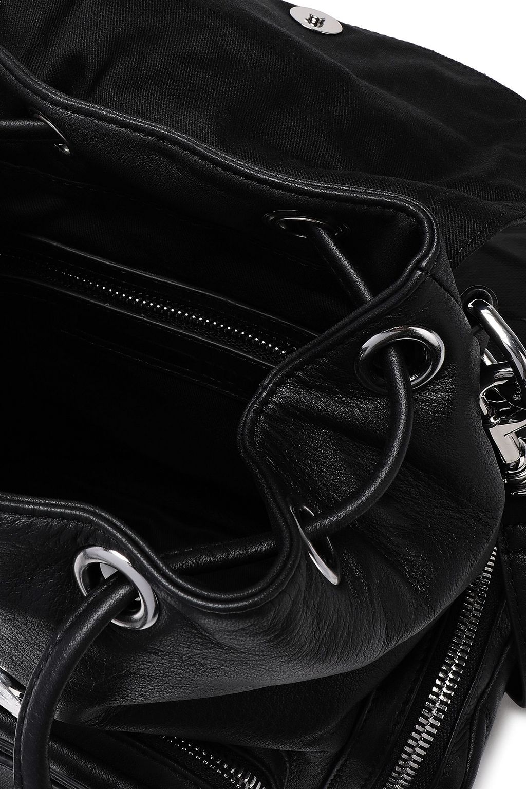 MCQ ALEXANDER MCQUEEN Mini textured leather backpack