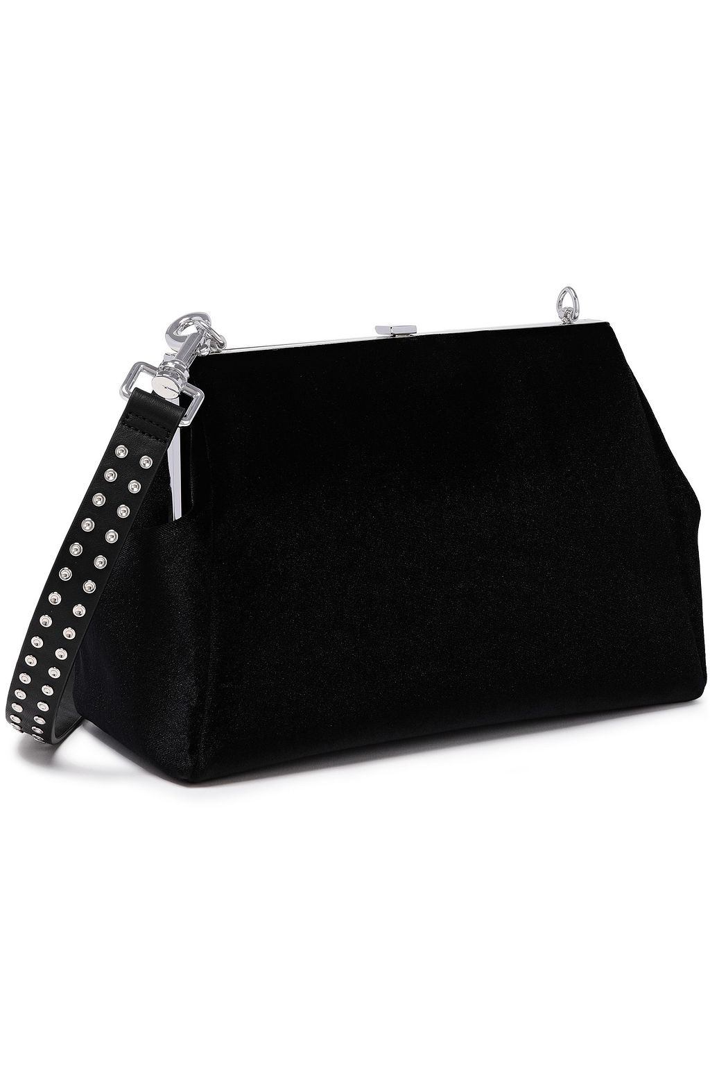 MCQ ALEXANDER MCQUEEN Appliquéd velvet shoulder bag