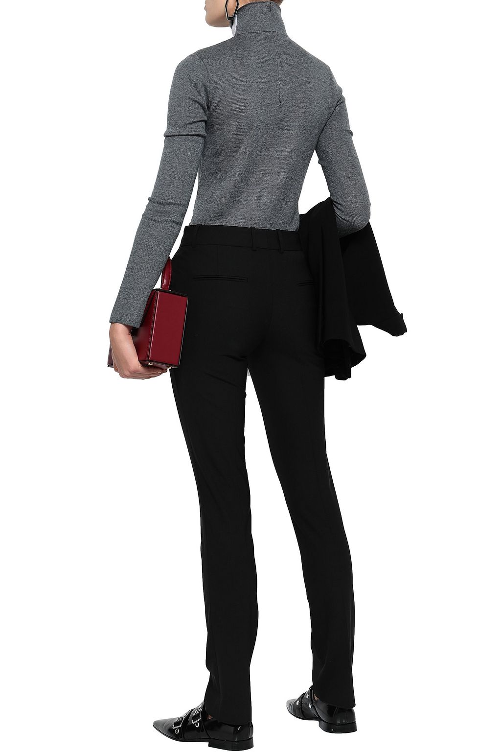 VICTORIA BECKHAM Stretch-wool tapered pants