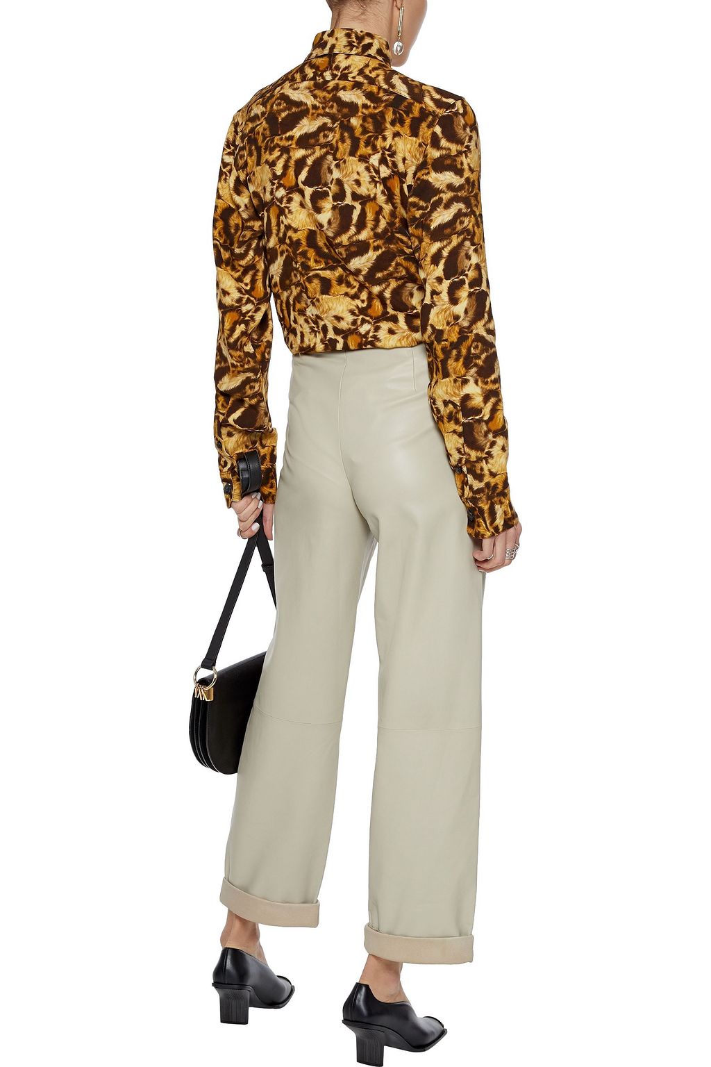 VICTORIA BECKHAM Printed cady shirt