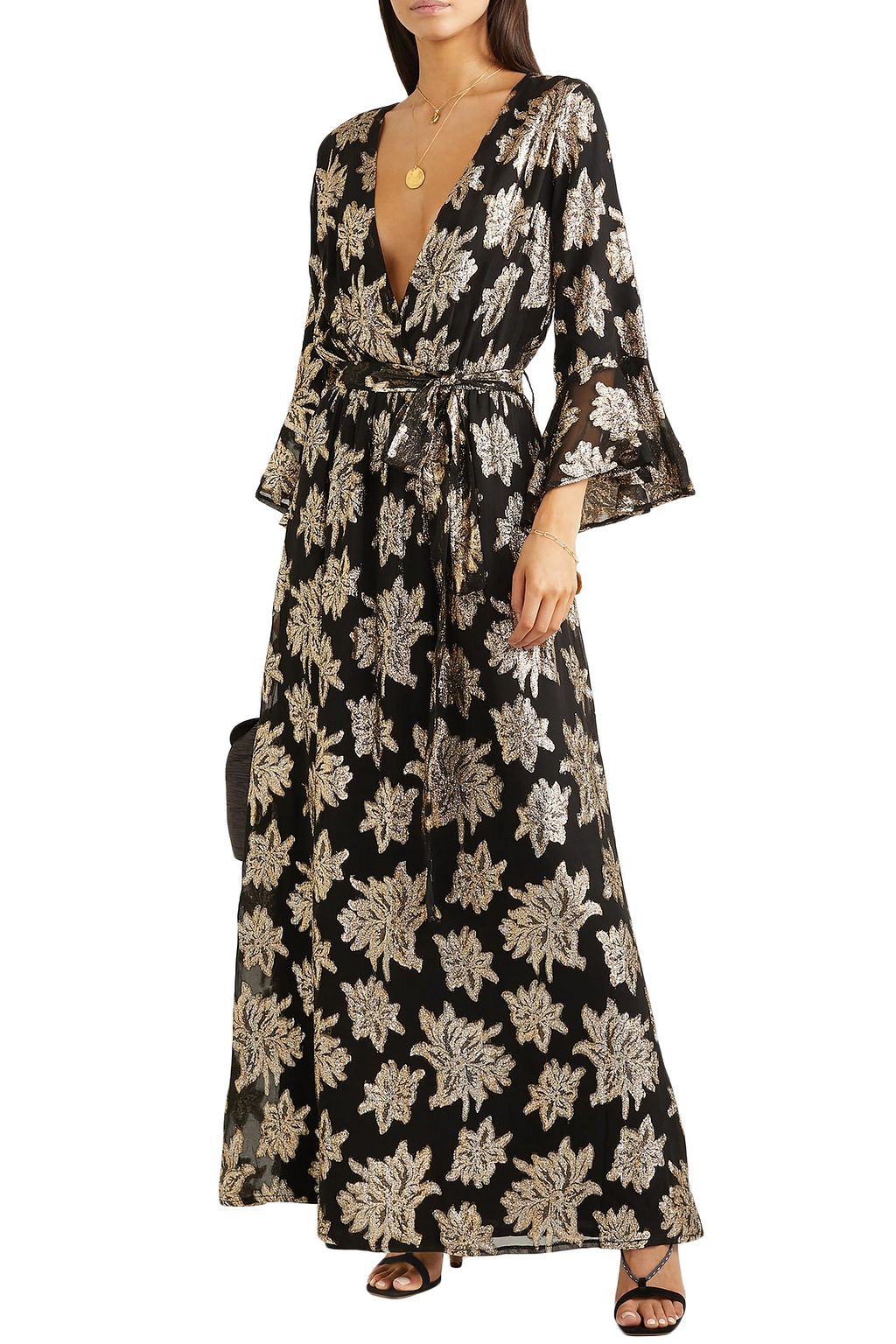 stone wrap dress