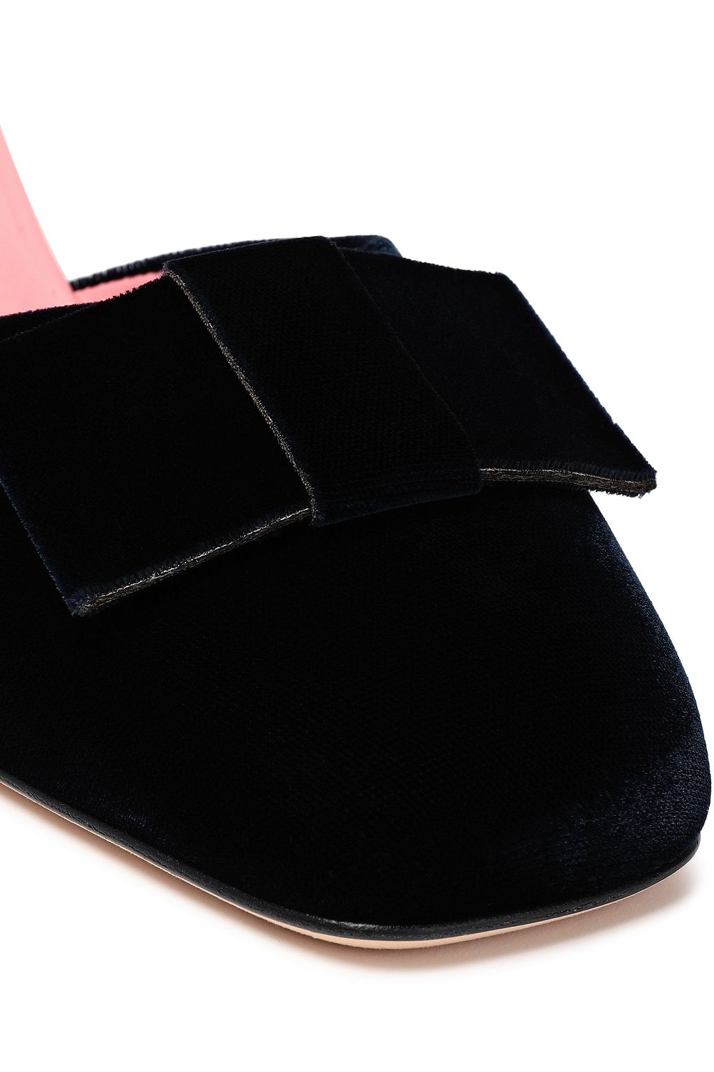 VICTORIA BECKHAM Harper bow-embellished velvet mules