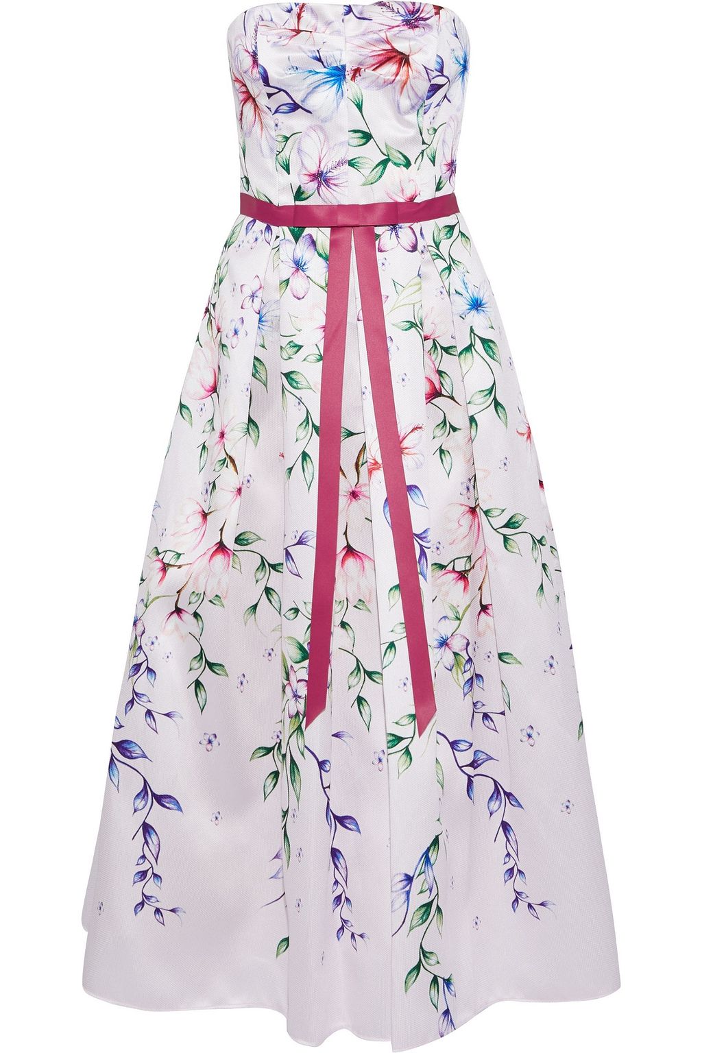 marchesa notte floral dress
