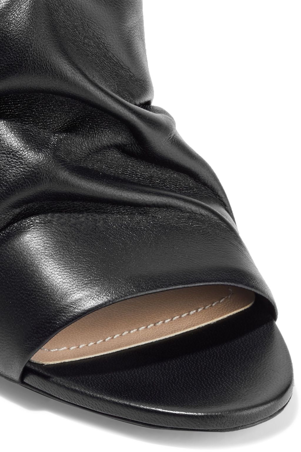 NICHOLAS KIRKWOOD Gathered leather mules