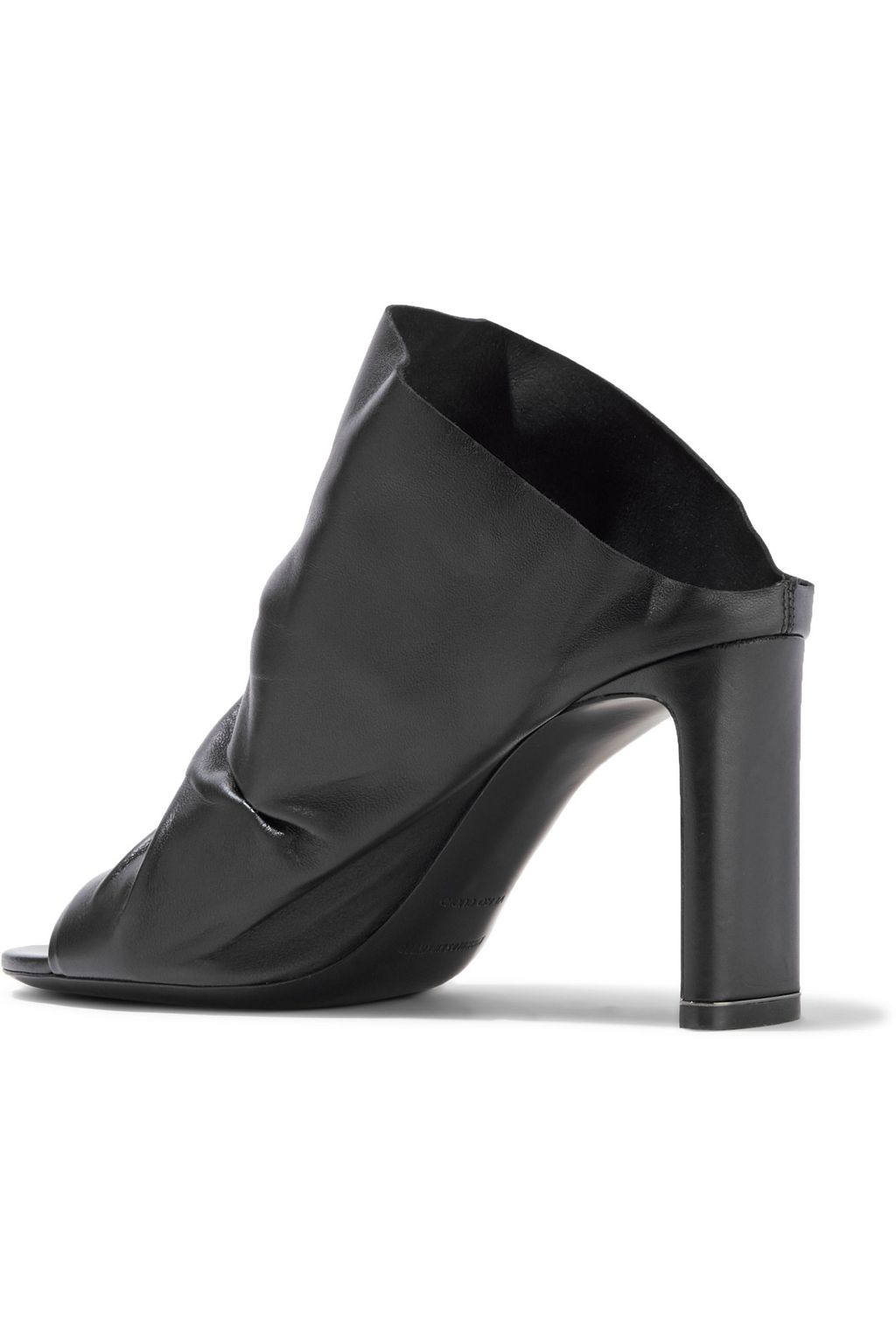 NICHOLAS KIRKWOOD Gathered leather mules