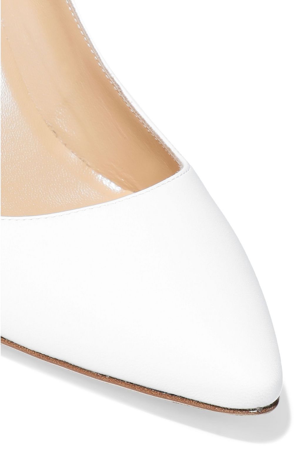 SERGIO ROSSI Secret textured-leather pumps
