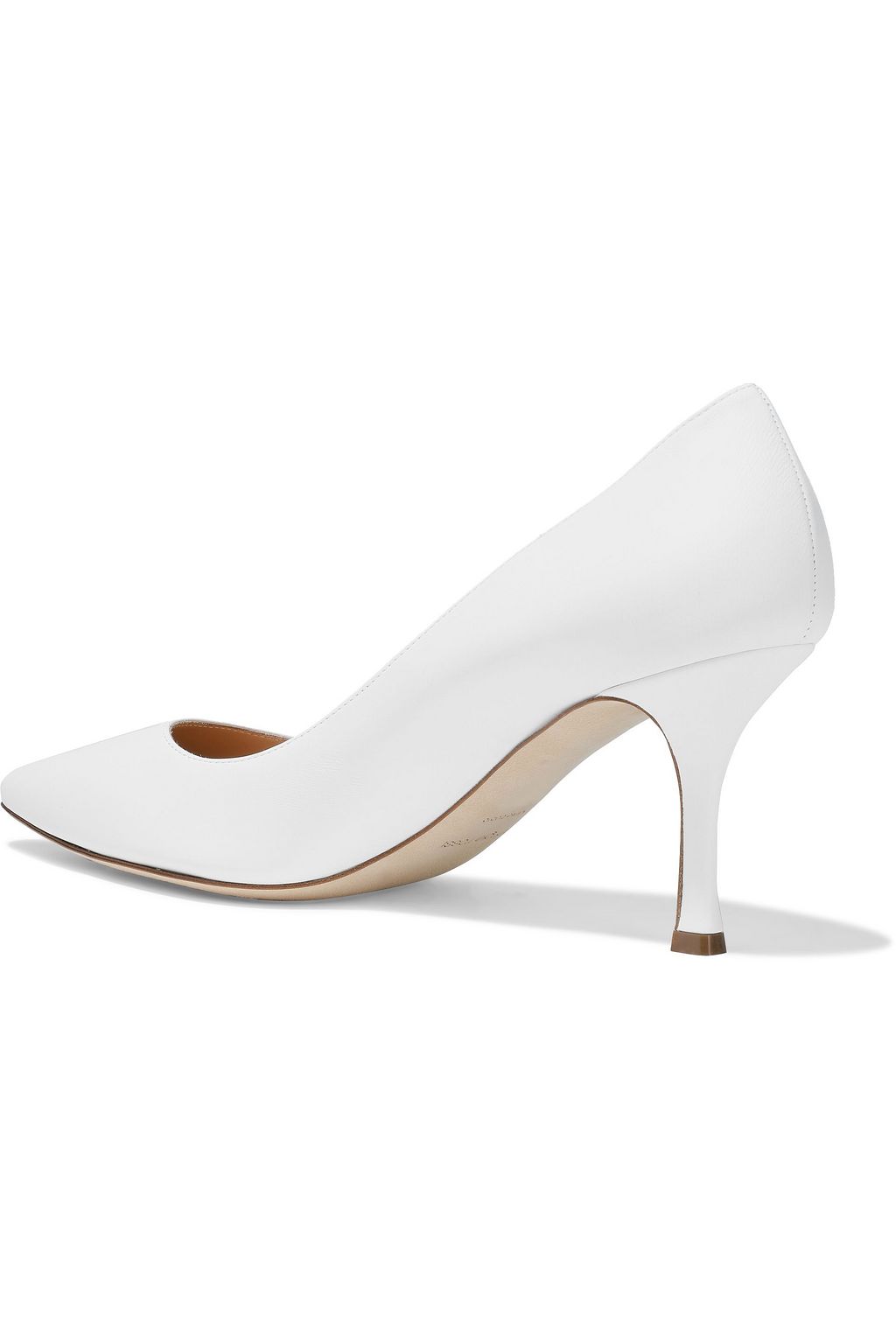 SERGIO ROSSI Secret textured-leather pumps
