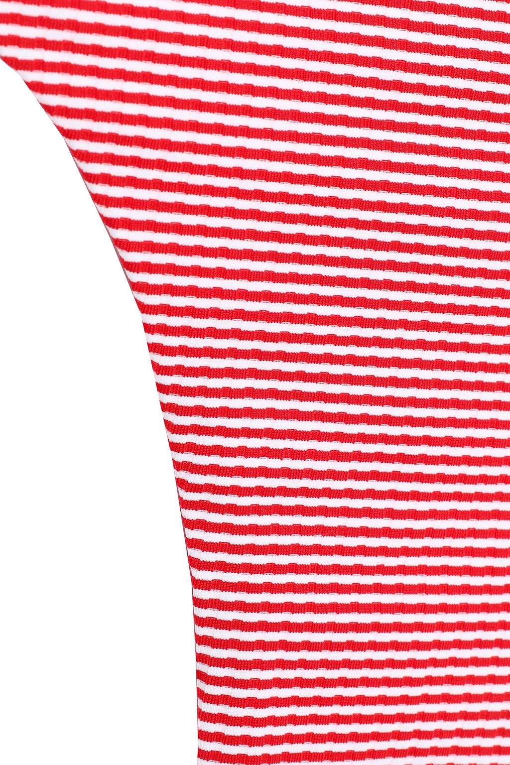 MELISSA ODABASH St. Kitts striped ribbed low-rise bikini briefs