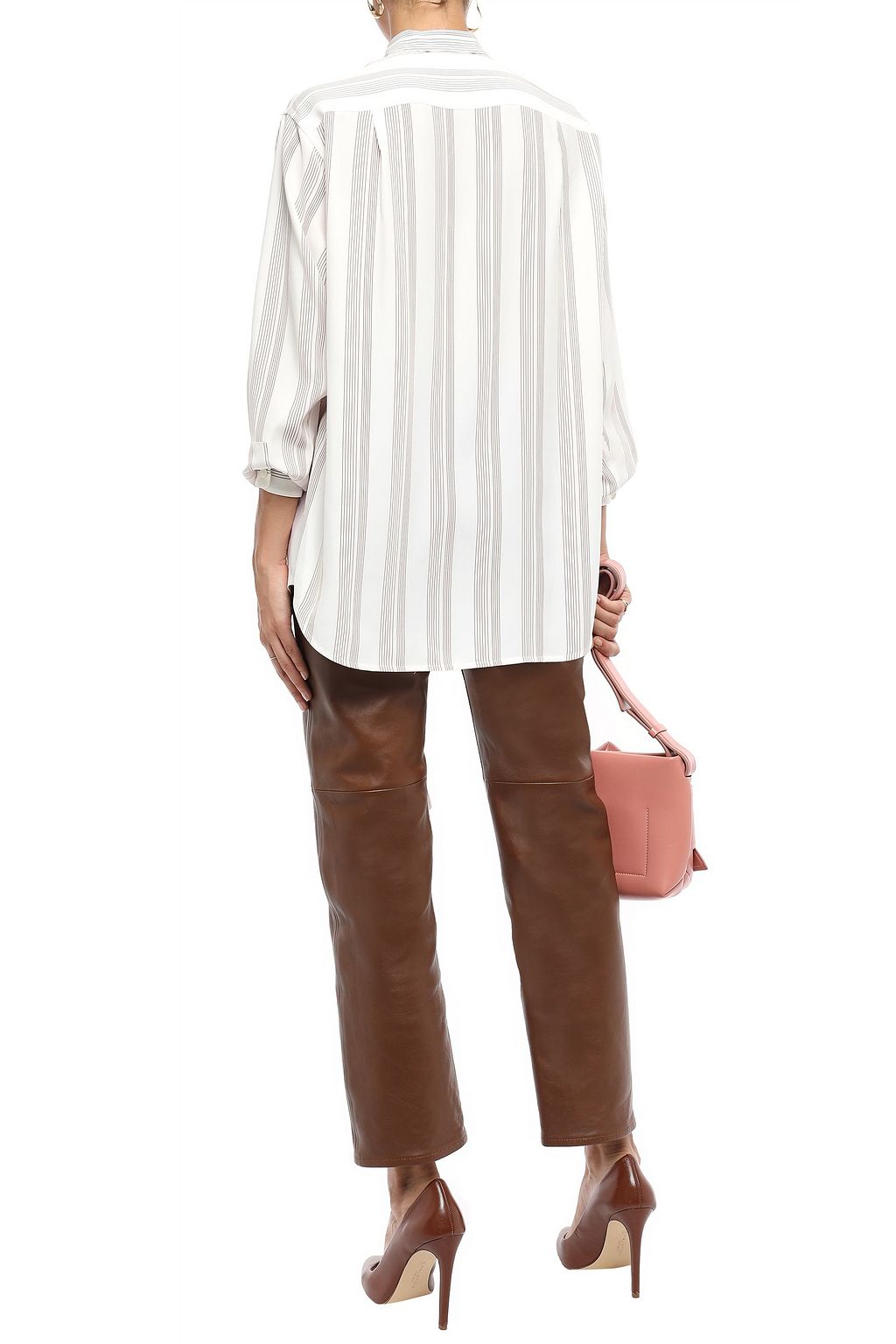 VICTORIA BECKHAM Striped silk shirt