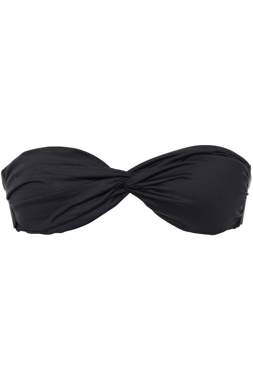 twist front bandeau bikini top