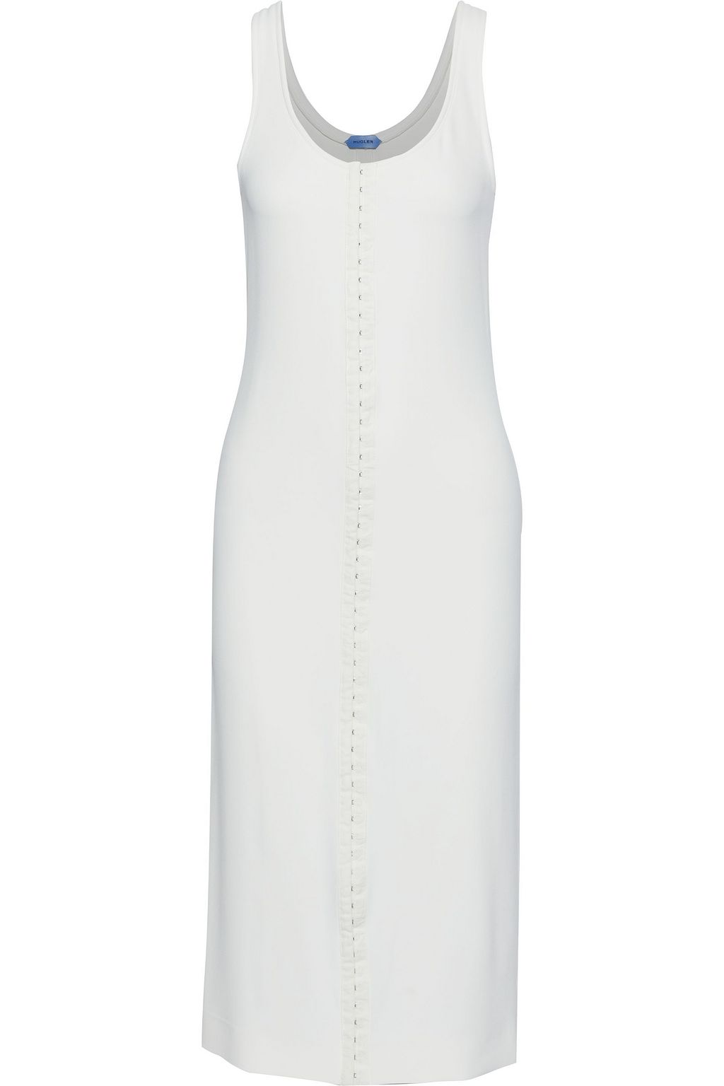 white midi vest dress