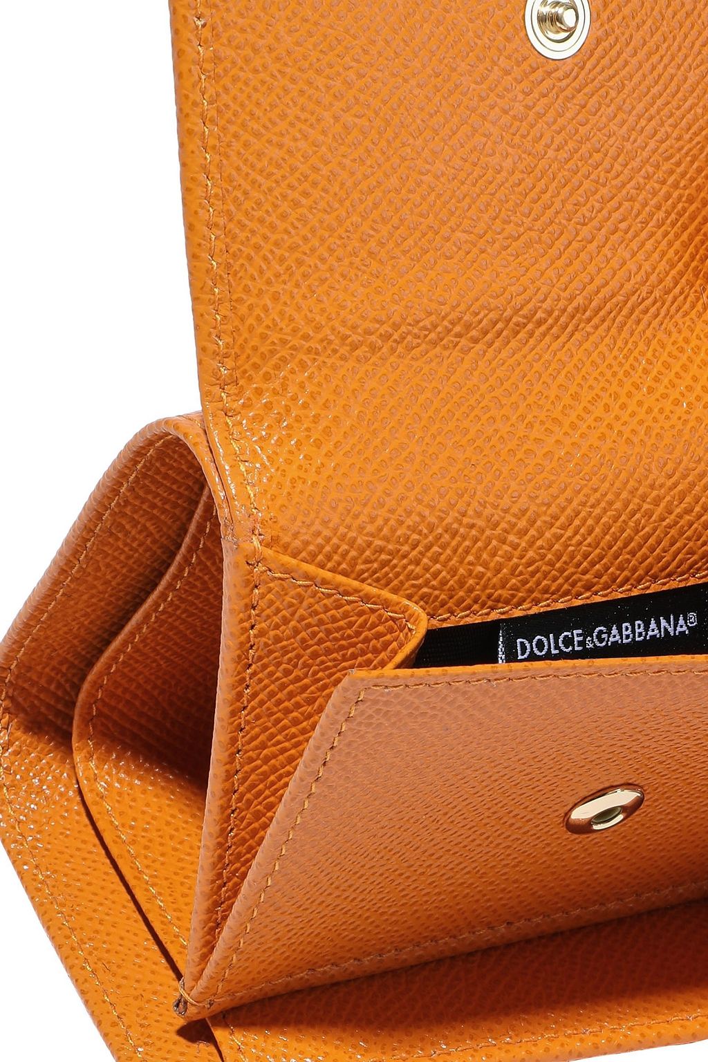 DOLCE&GABBANA Textured-leather wallet