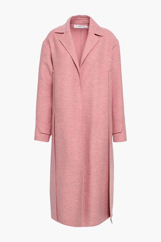 Baby pink Woolfelt coat Sale up to 70 off THE VICTORIA