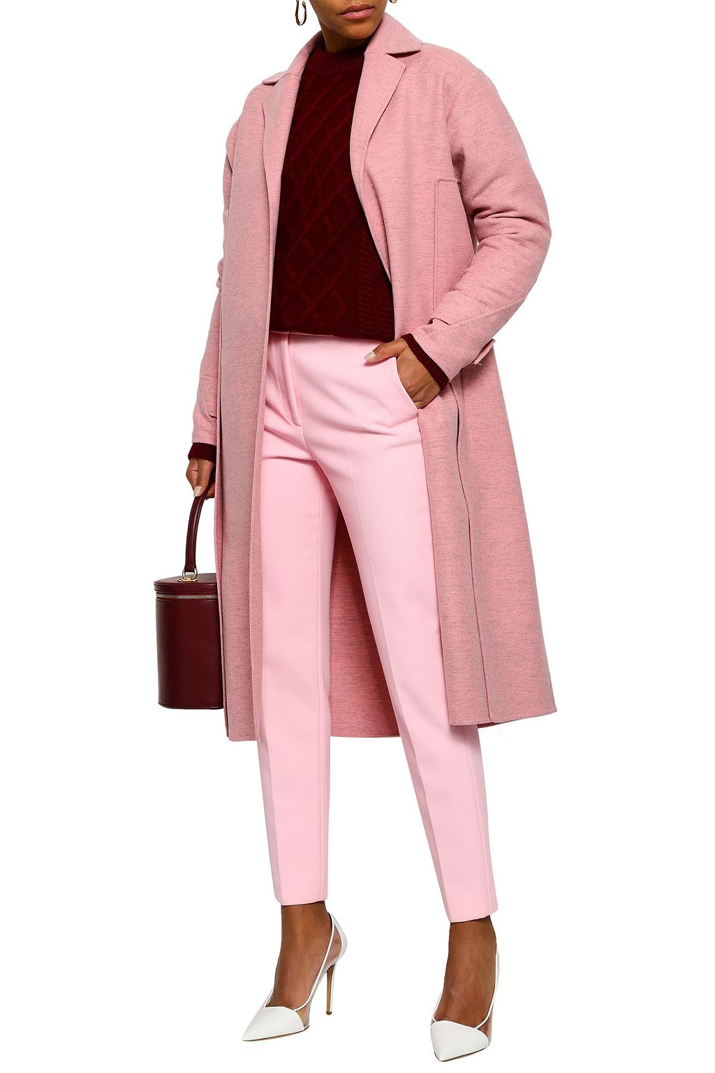 VICTORIA BECKHAM Wool-felt coat