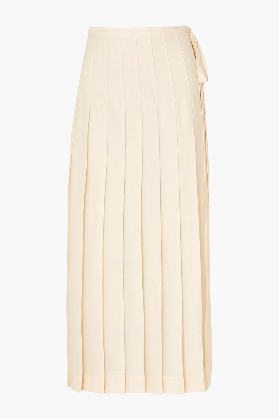 cream maxi skirt