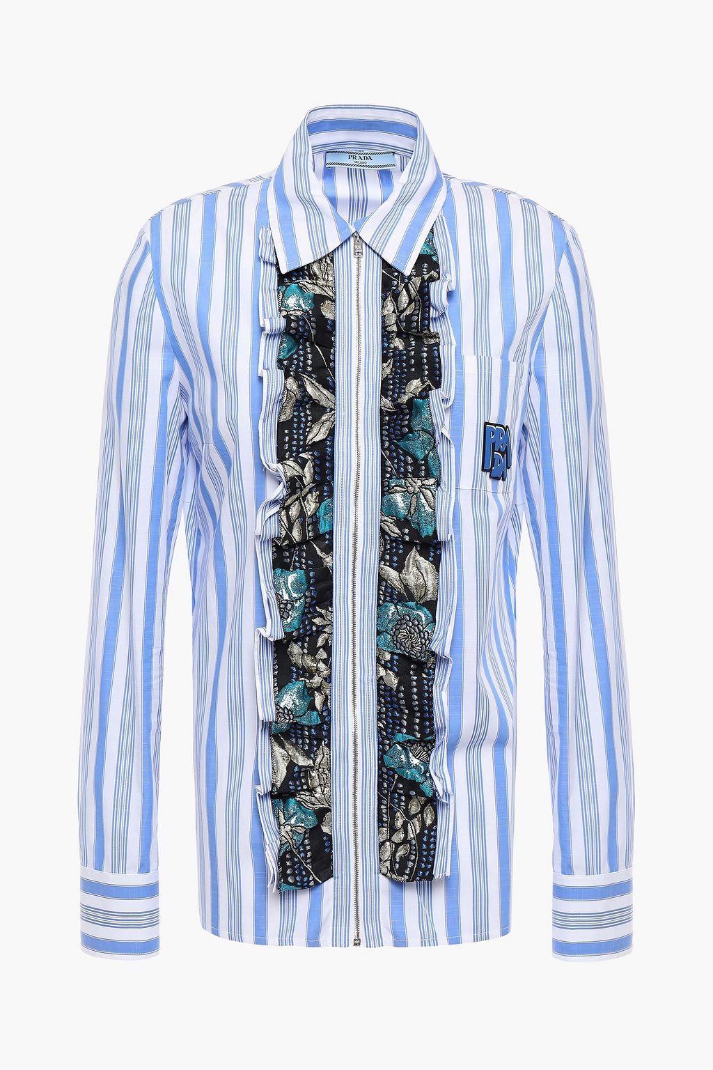 prada cotton poplin shirt