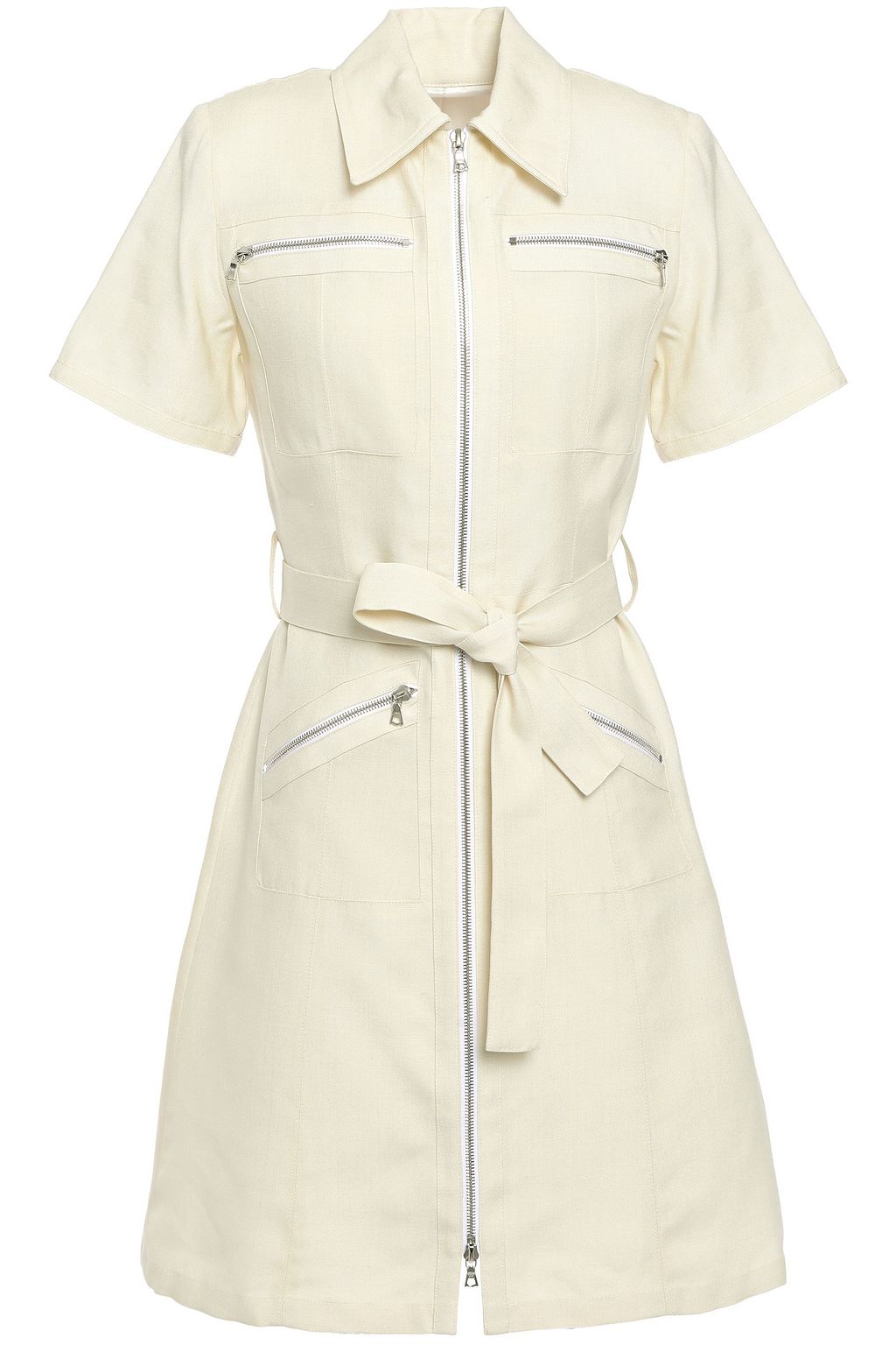 zip shirt dress