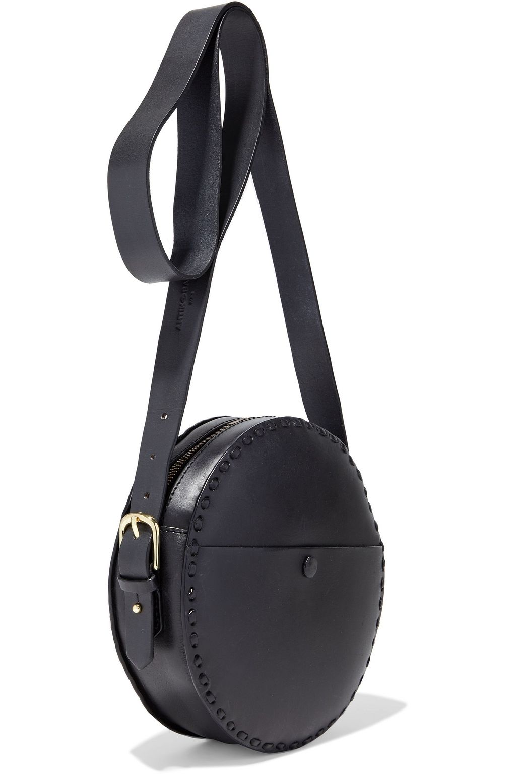 ANTIK BATIK Kailo embossed leather shoulder bag