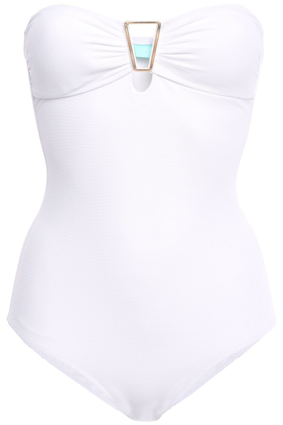 white embellished swimsuit