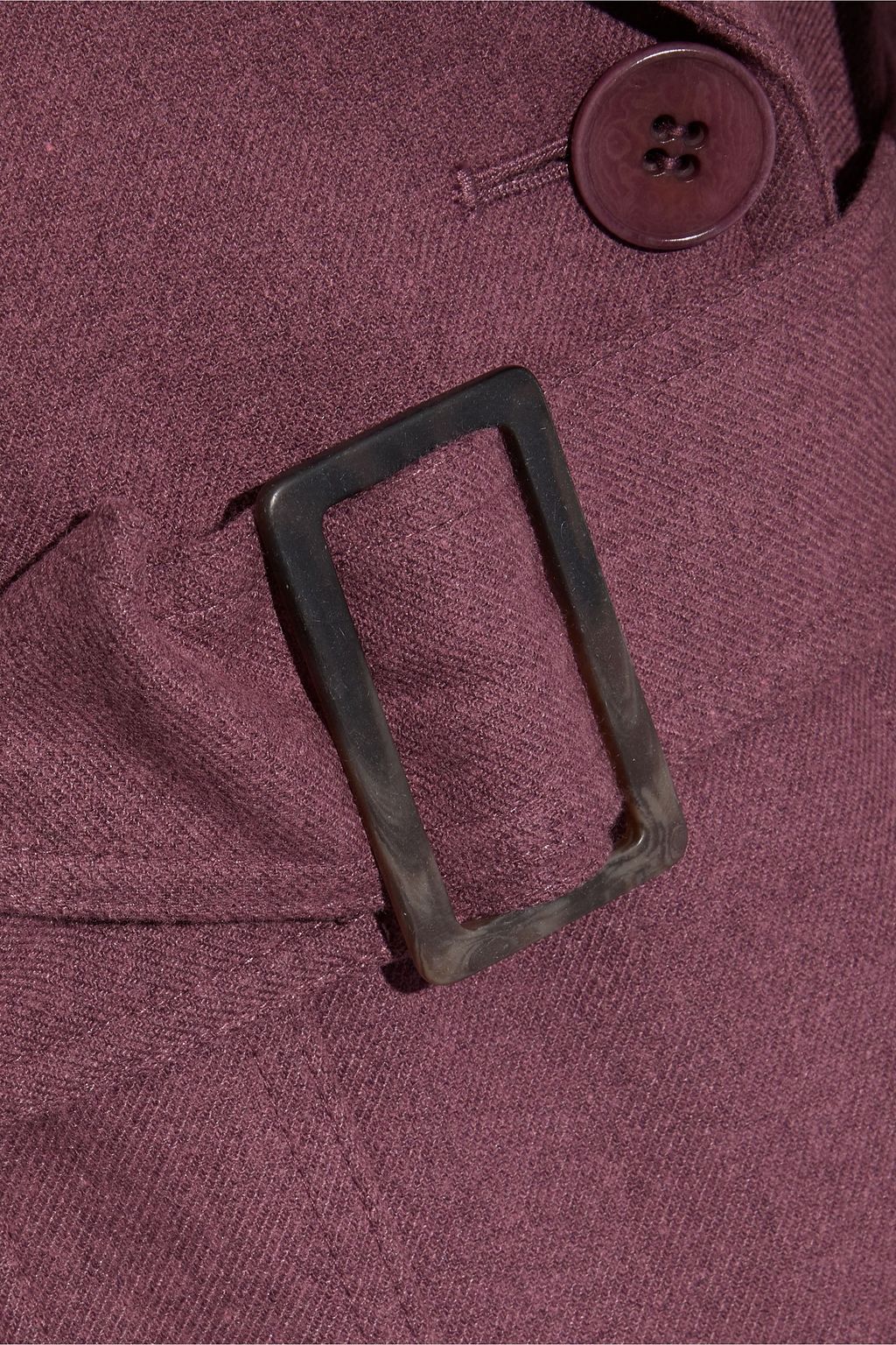 TIBI Brushed-twill trench coat