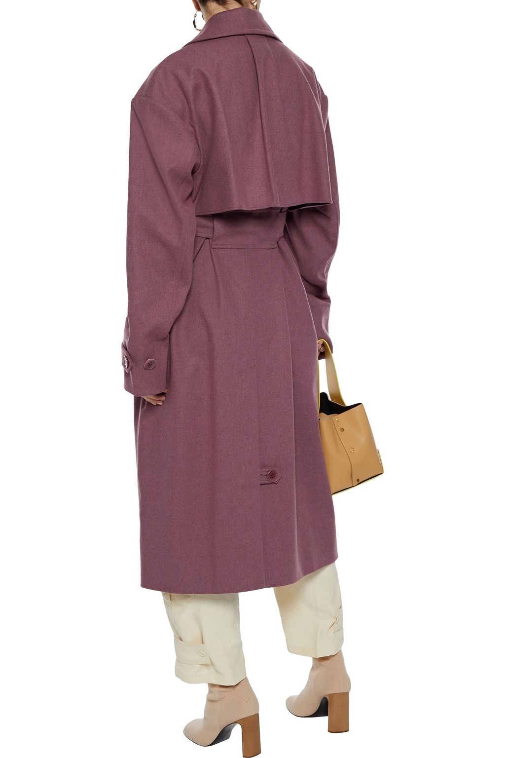 TIBI Brushed-twill trench coat