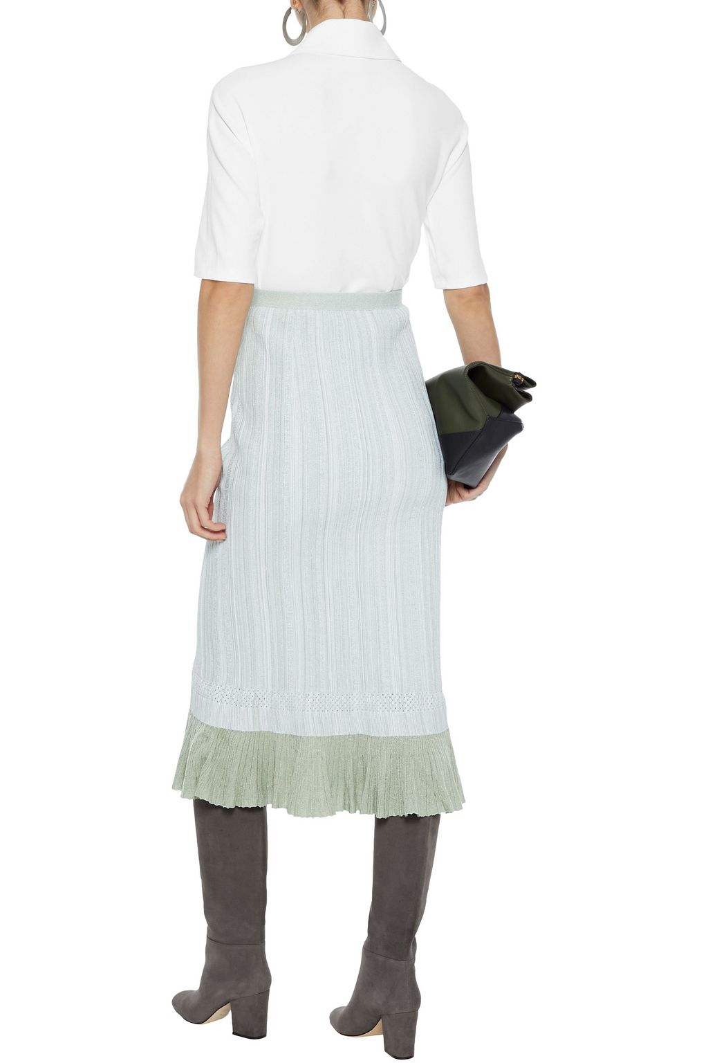 TIBI Stretch-crepe top