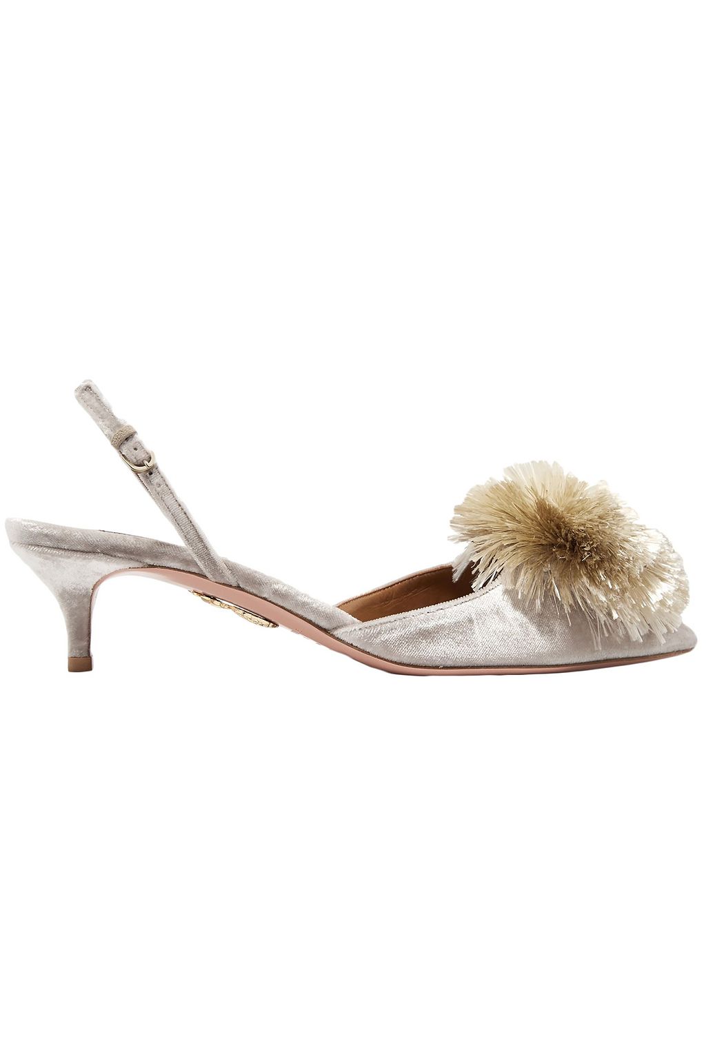 aquazzura powder puff pumps
