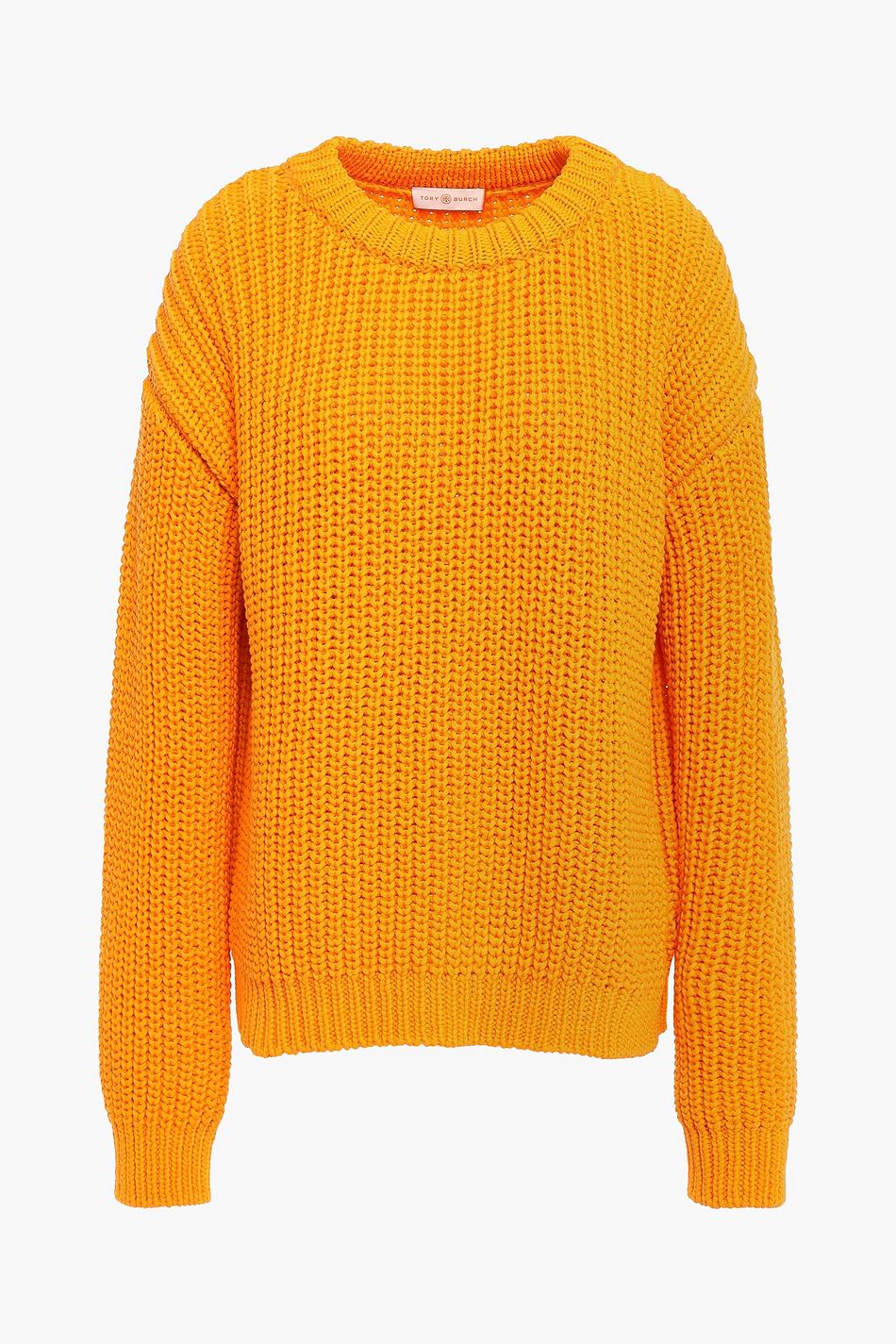 bright orange sweatshirt