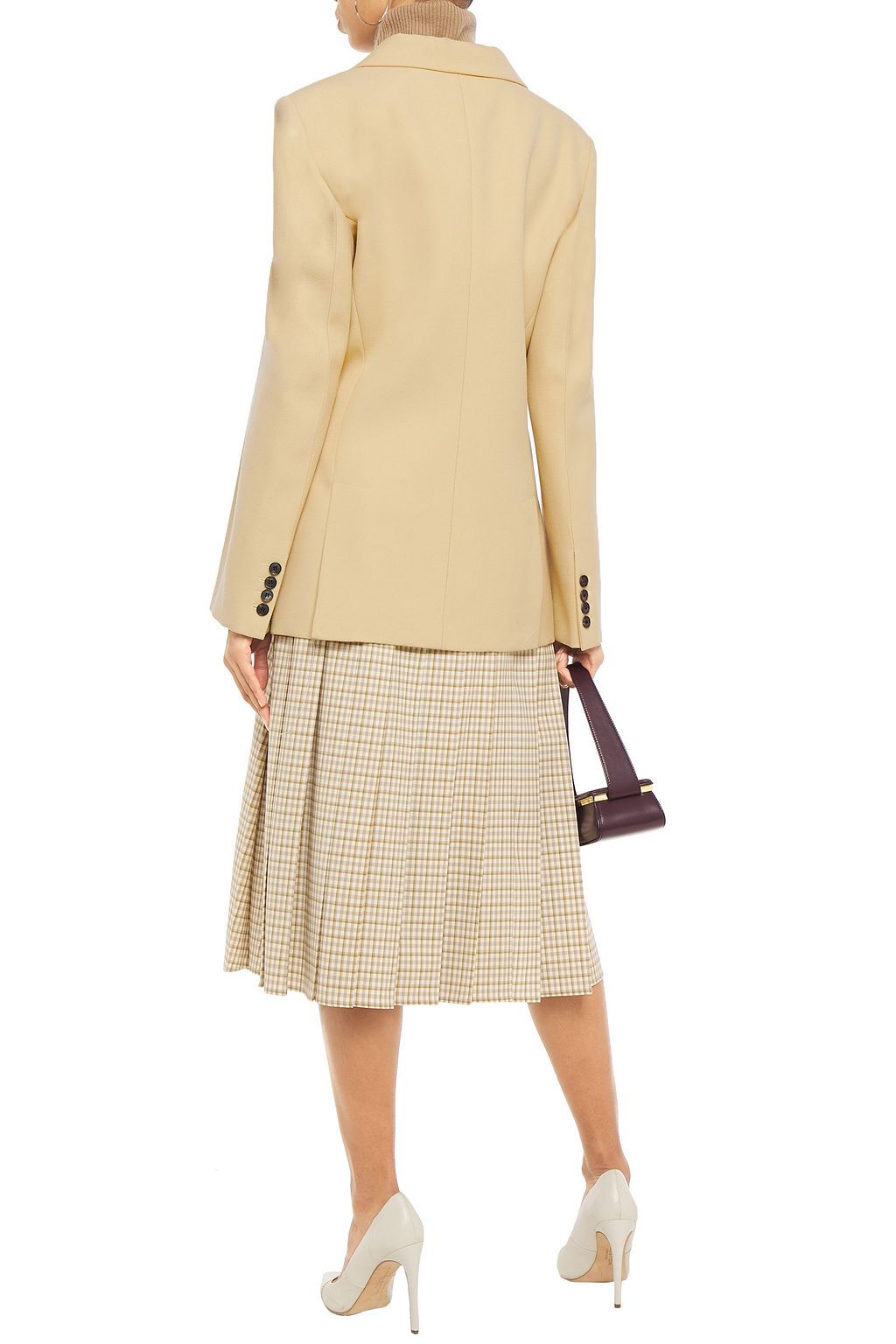 VICTORIA BECKHAM Wool-twill blazer