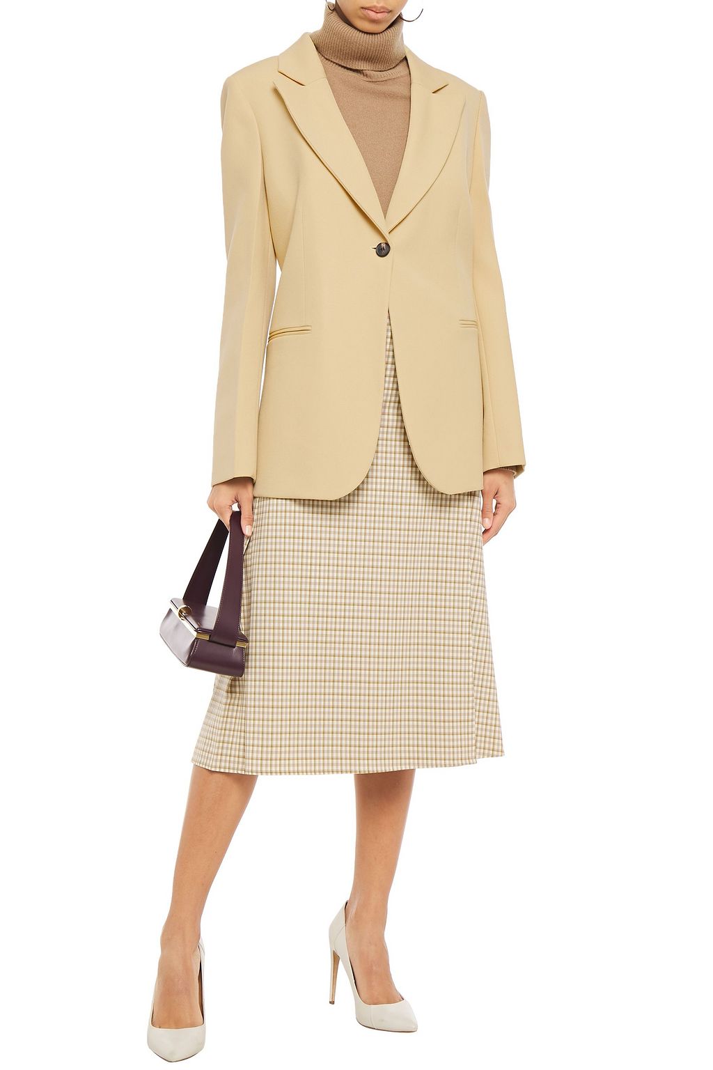 VICTORIA BECKHAM Wool-twill blazer